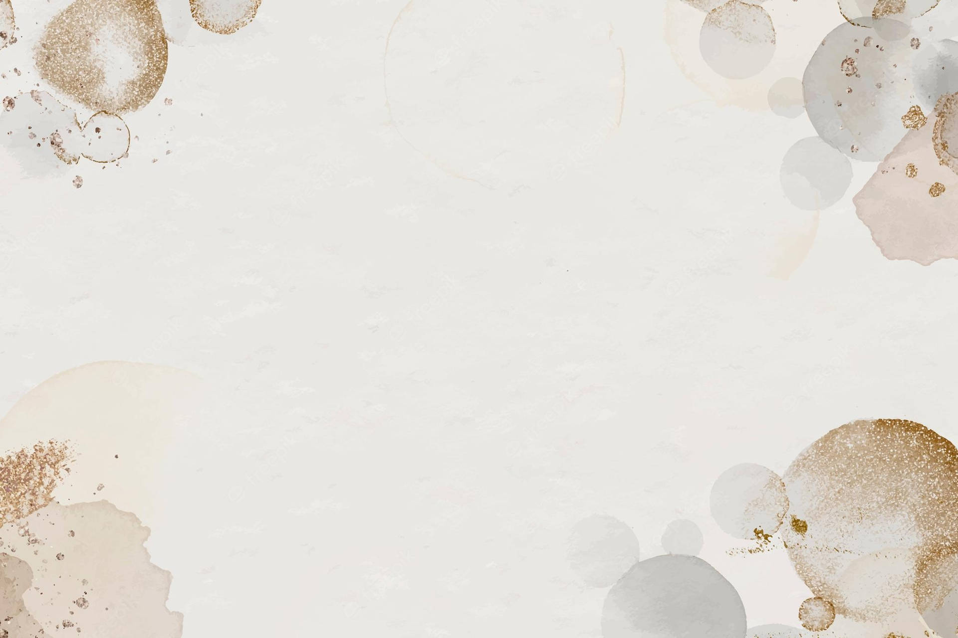 Beige Background With Glittery Paints Background