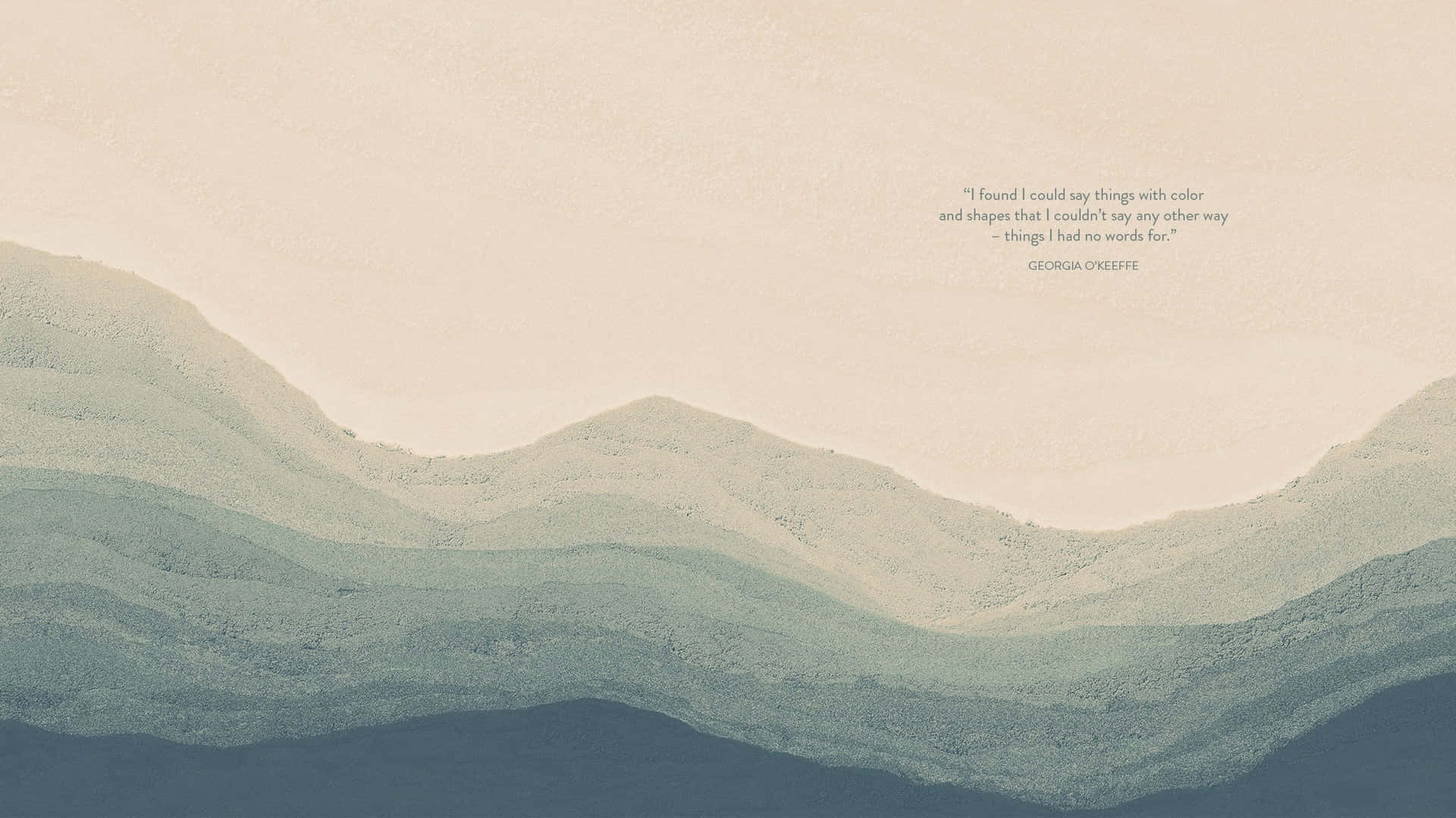 Beige Desktop Mountain Background