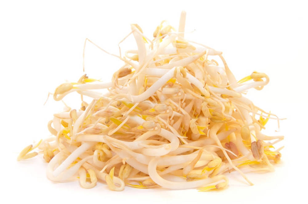 Beige Mung Bean Sprouts Vegetable