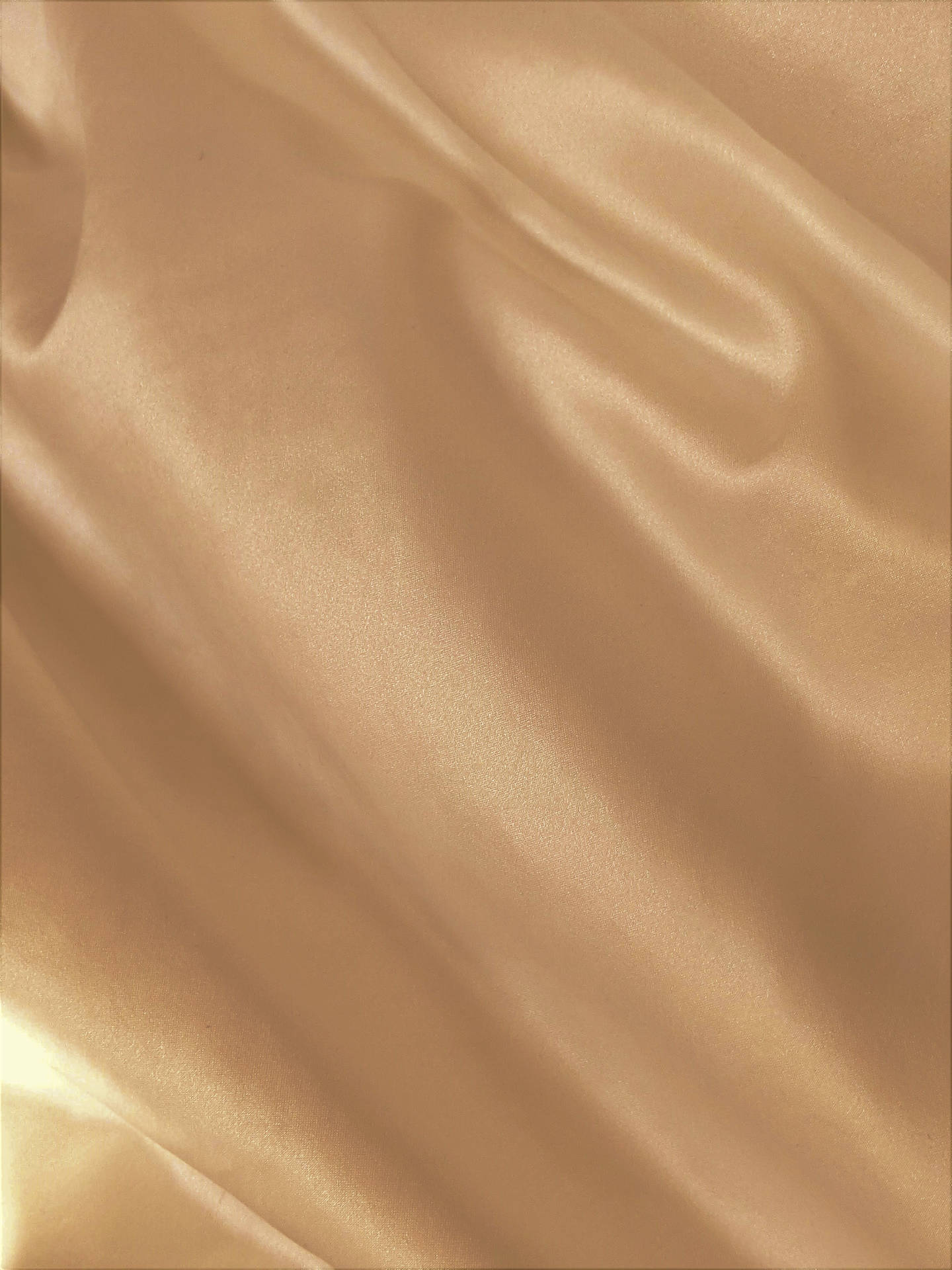 Beige Silk Fabric With Ripples Background