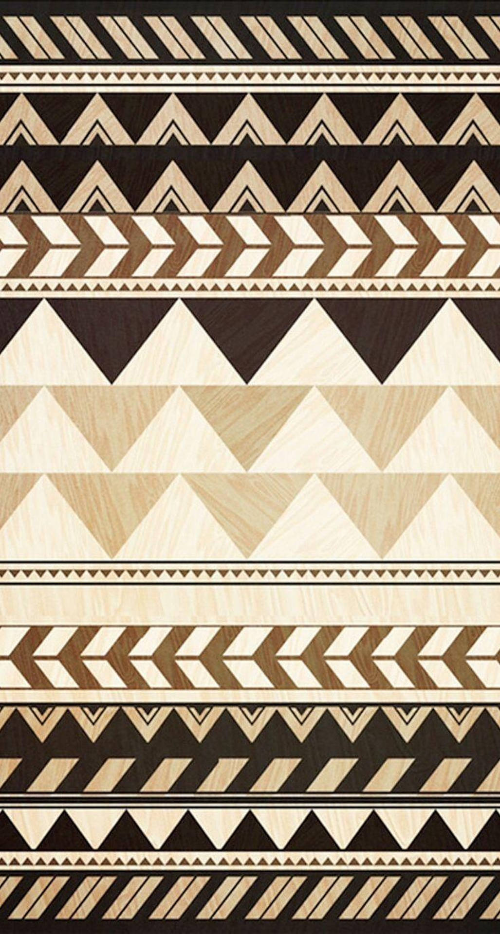 Beige Tribal Pattern Background