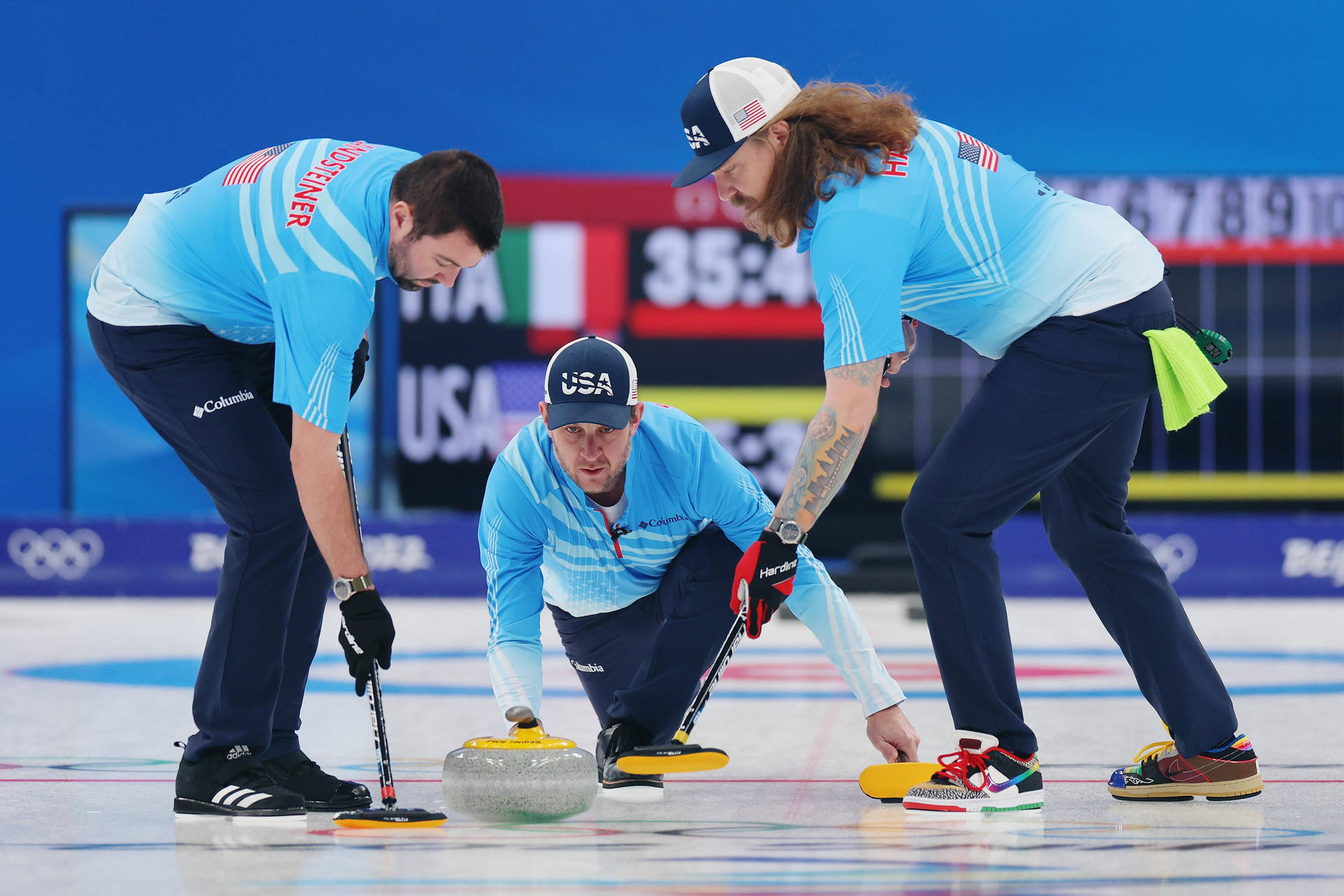 Beijing 2022 Men's Curling Background