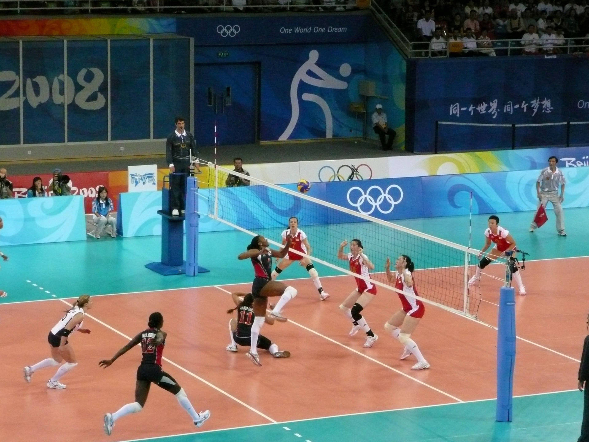 Beijing Olympics Volleyball 4k Background