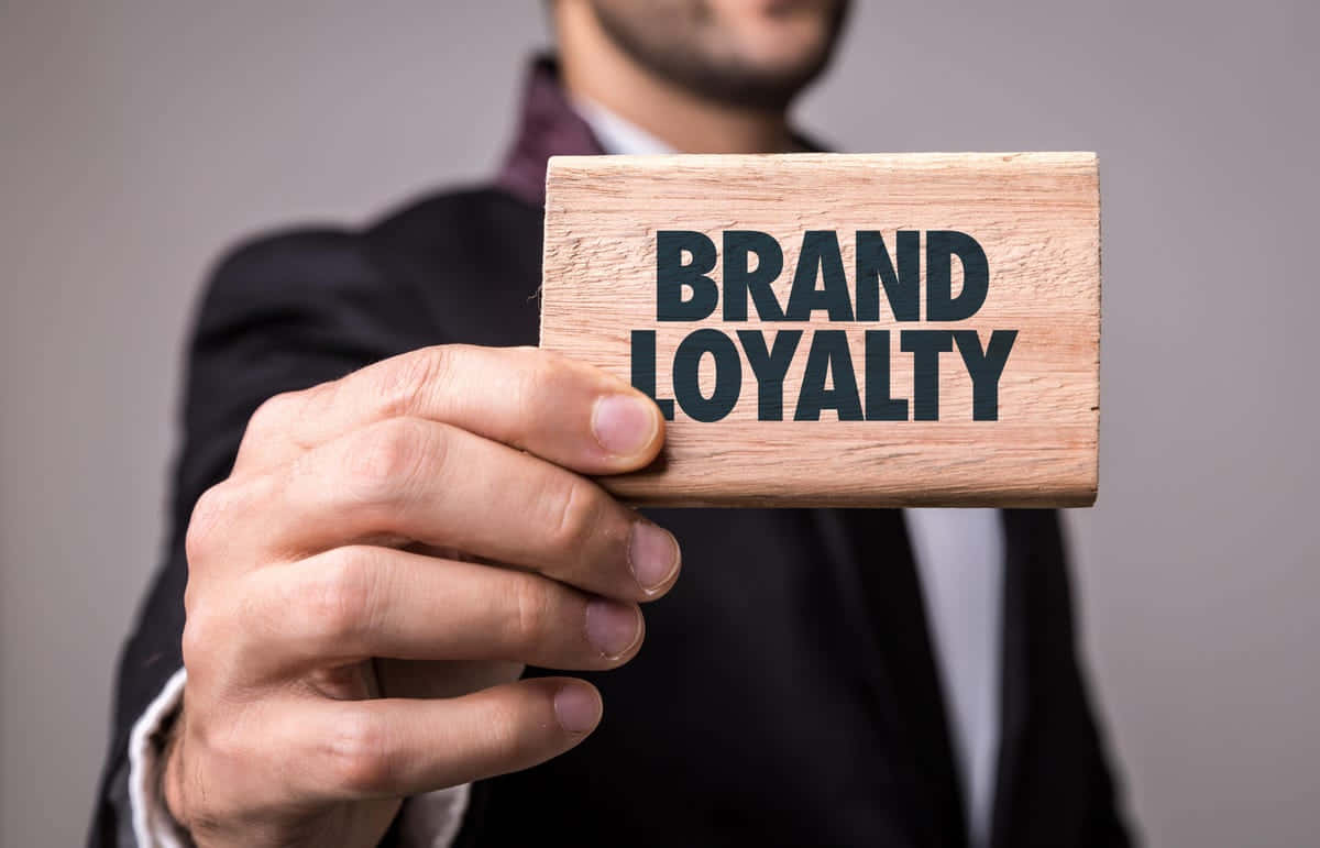 Being Loyal To A Brand Concept Background