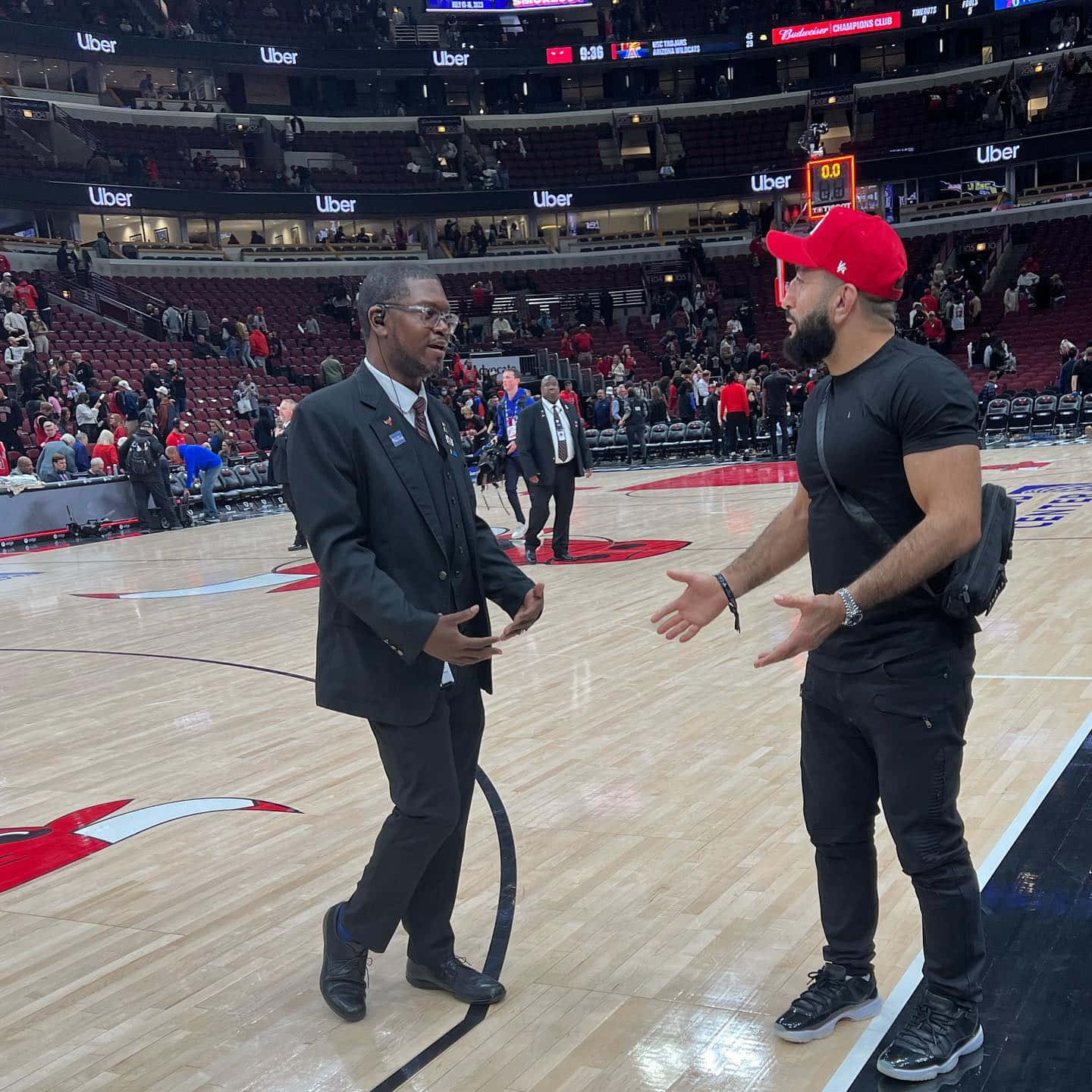 Belal Muhammad At Basketball Court