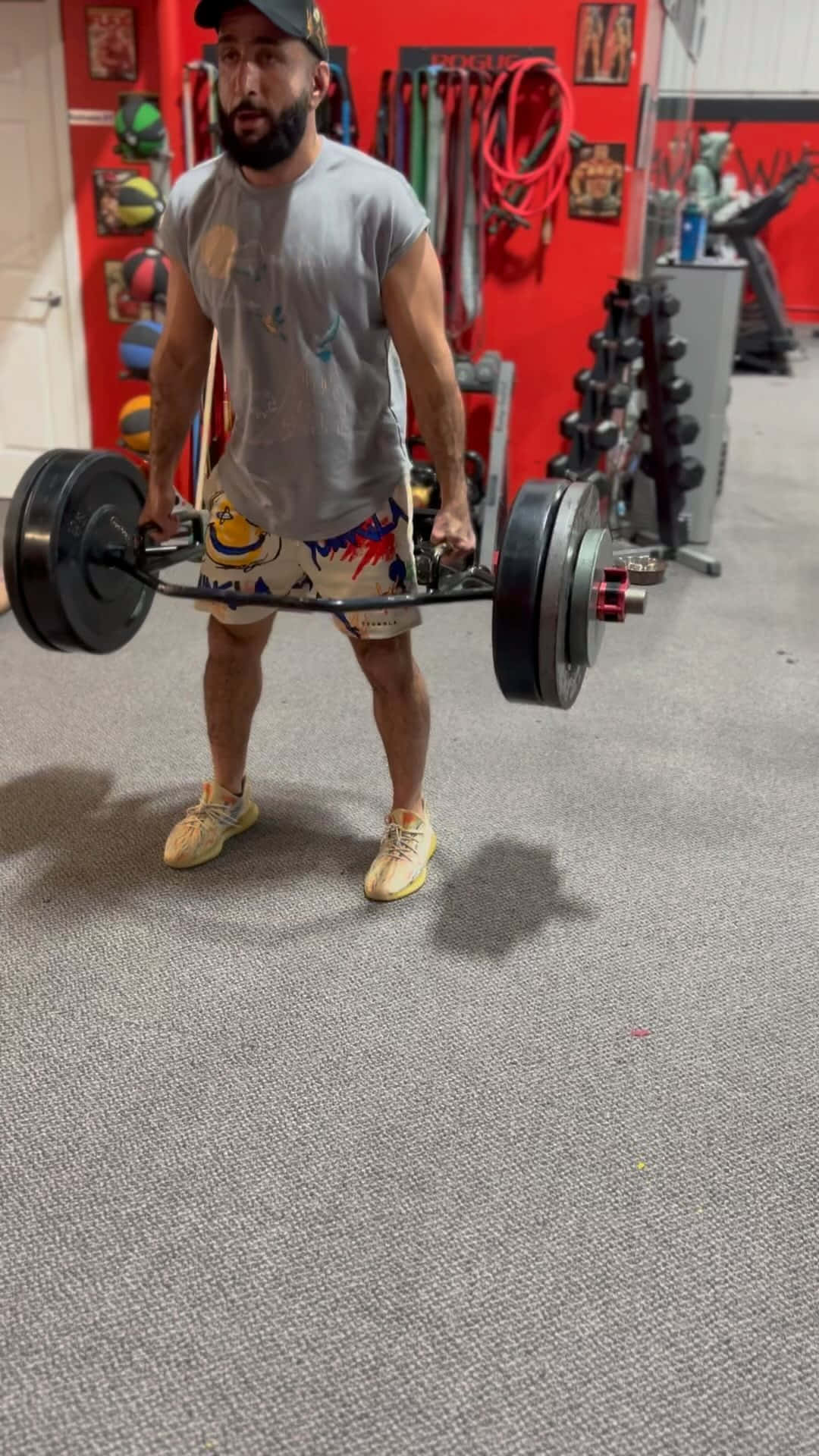 Belal Muhammad Lifting Heavy Weights Background