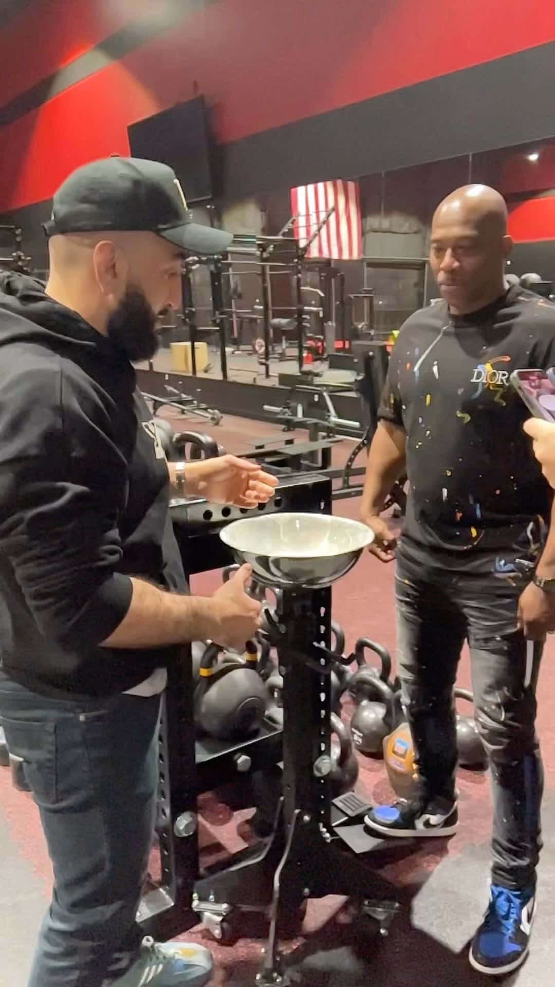 Belal Muhammad With Weights At The Gym