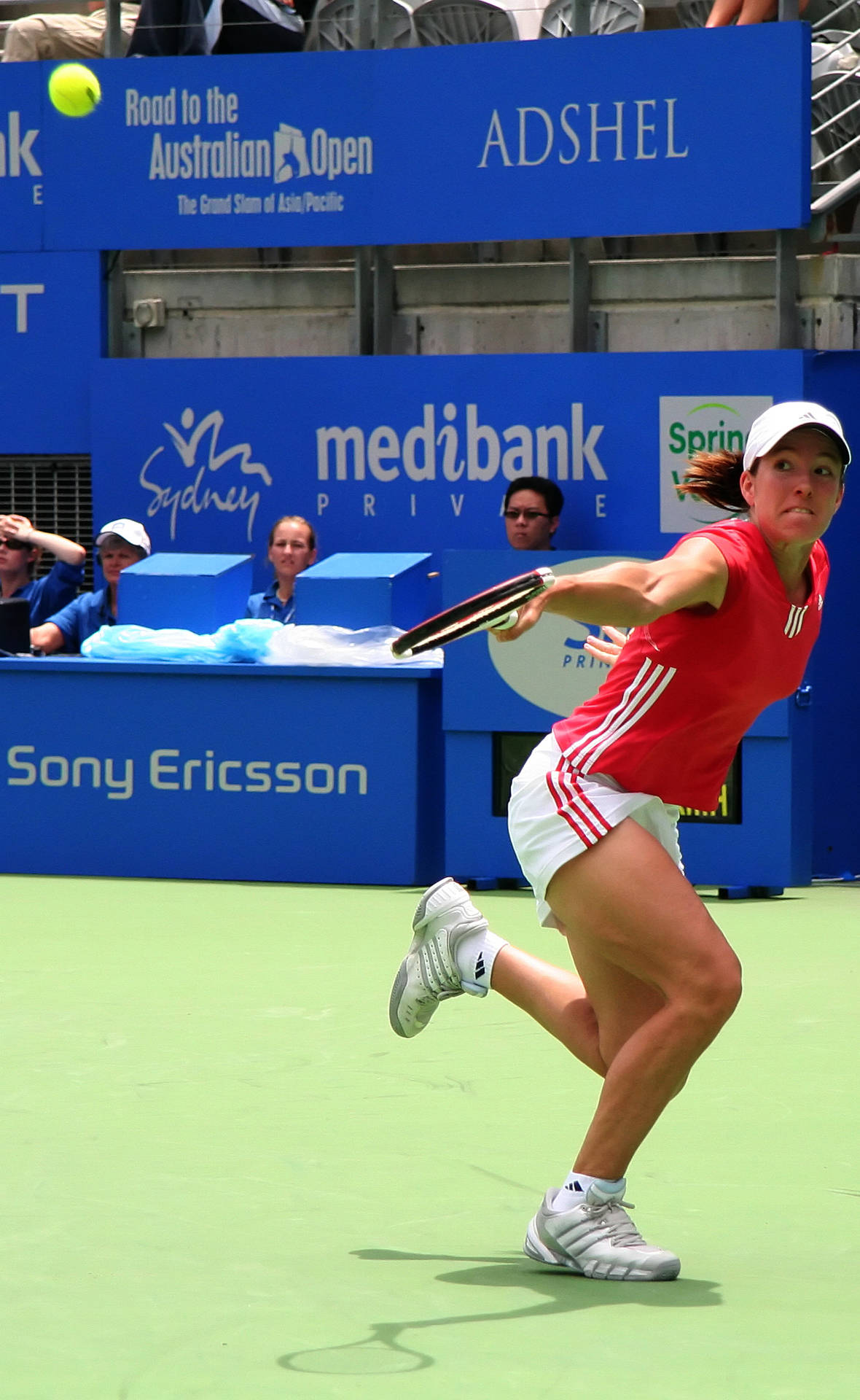 Belgian Professional Tennis Player Justine Henin Background