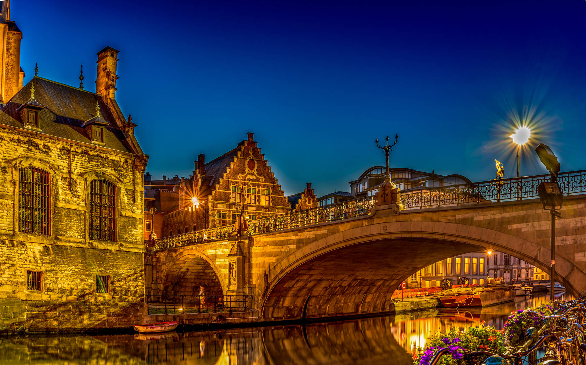 Belgium Bridge Lights