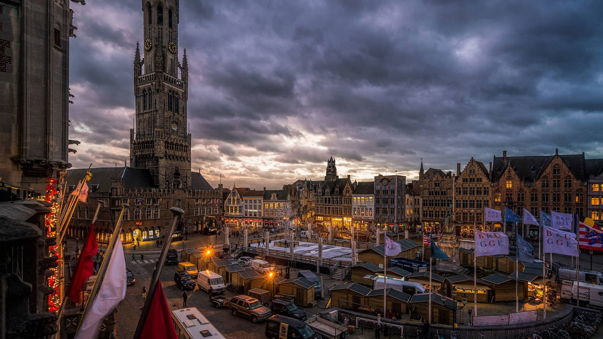 Belgium Bruges Vicinity Background