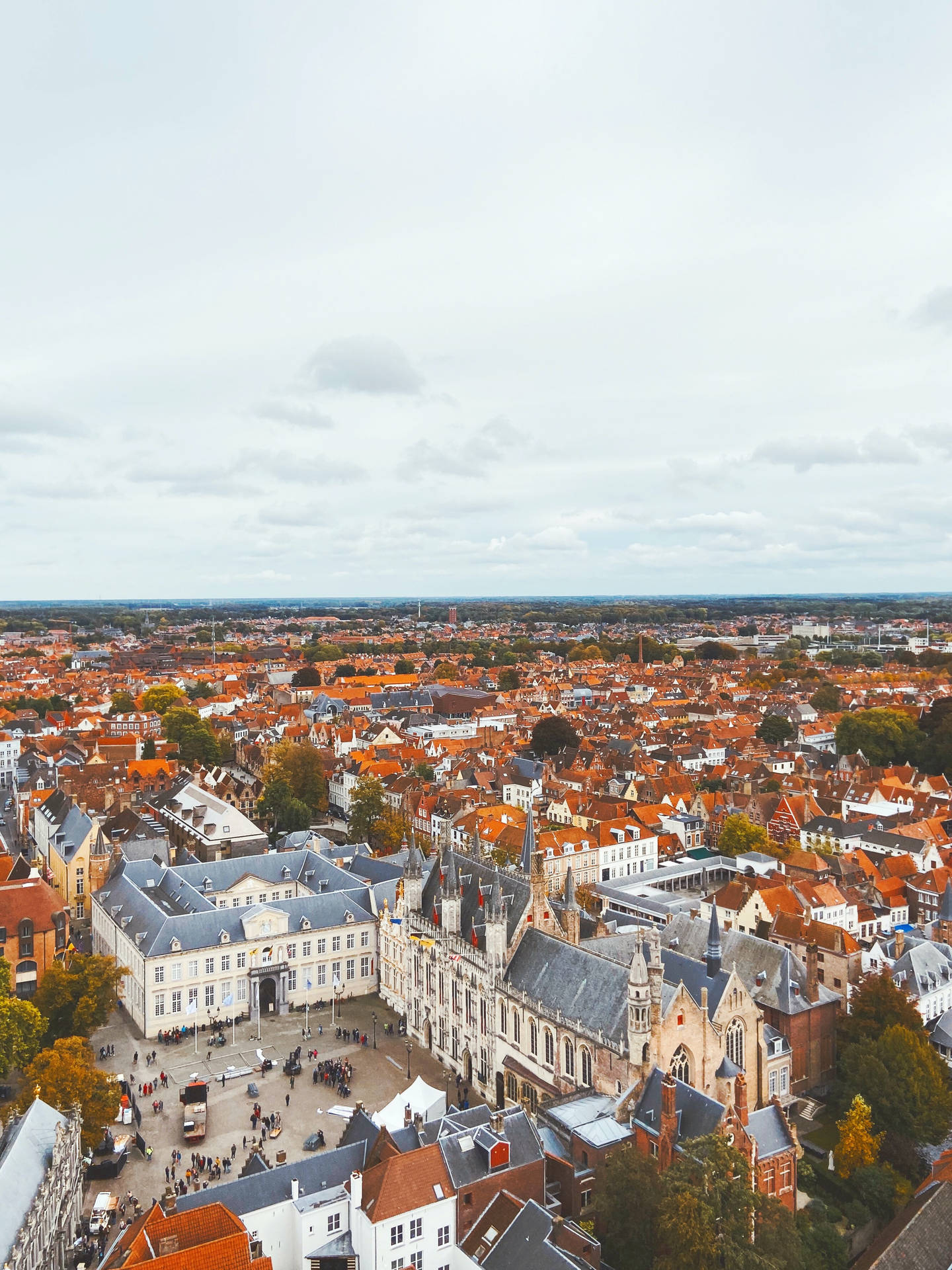 Belgium Burg Square Background