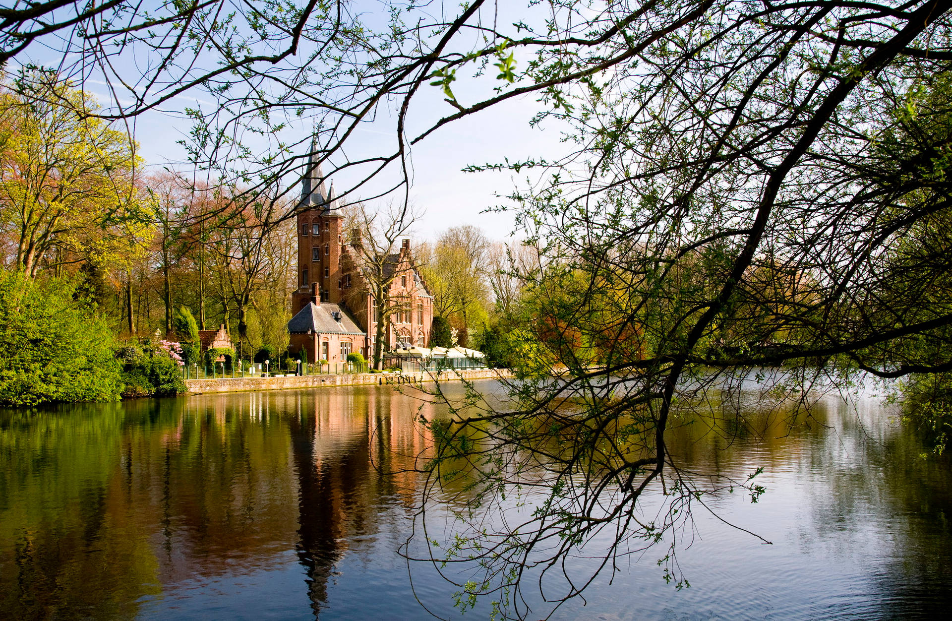 Belgium Castle Pond