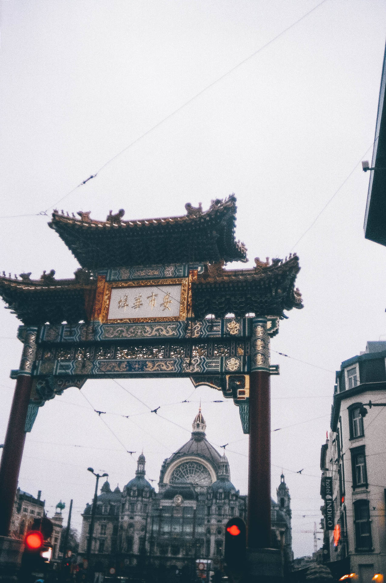 Belgium Chinatown Gate Background