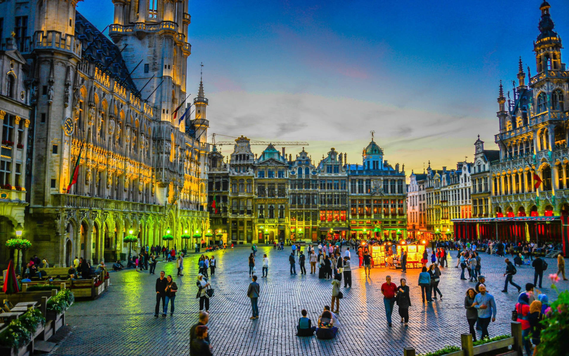 Belgium Grand Place Plaza