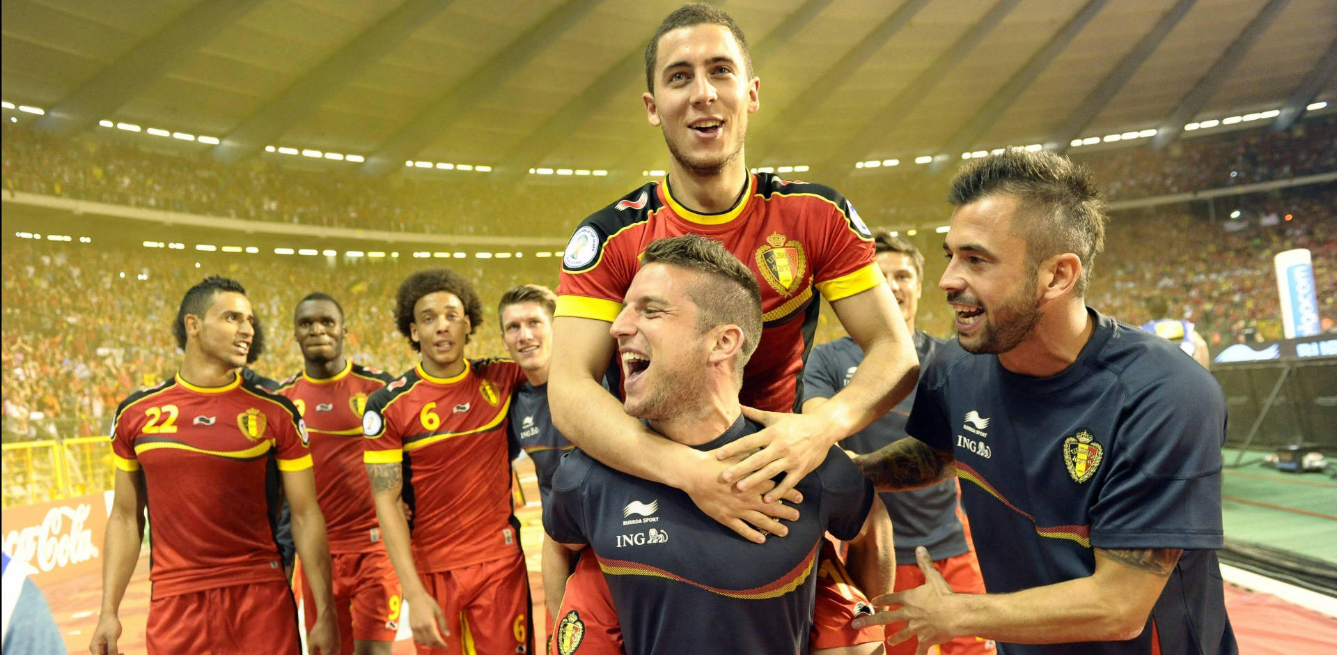 Belgium National Football Team Celebration Background