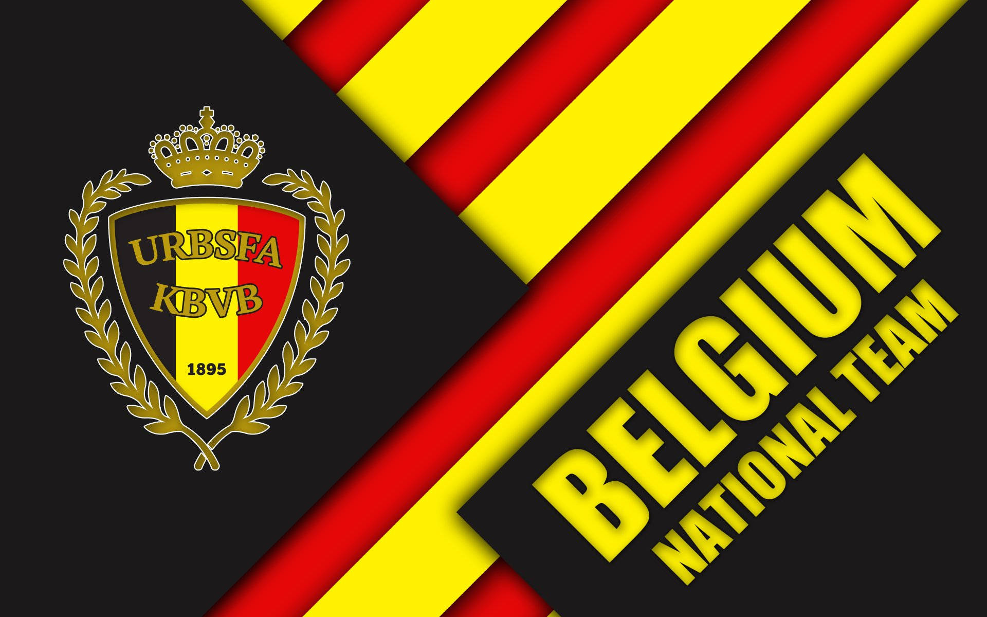 Belgium National Football Team Flag Background