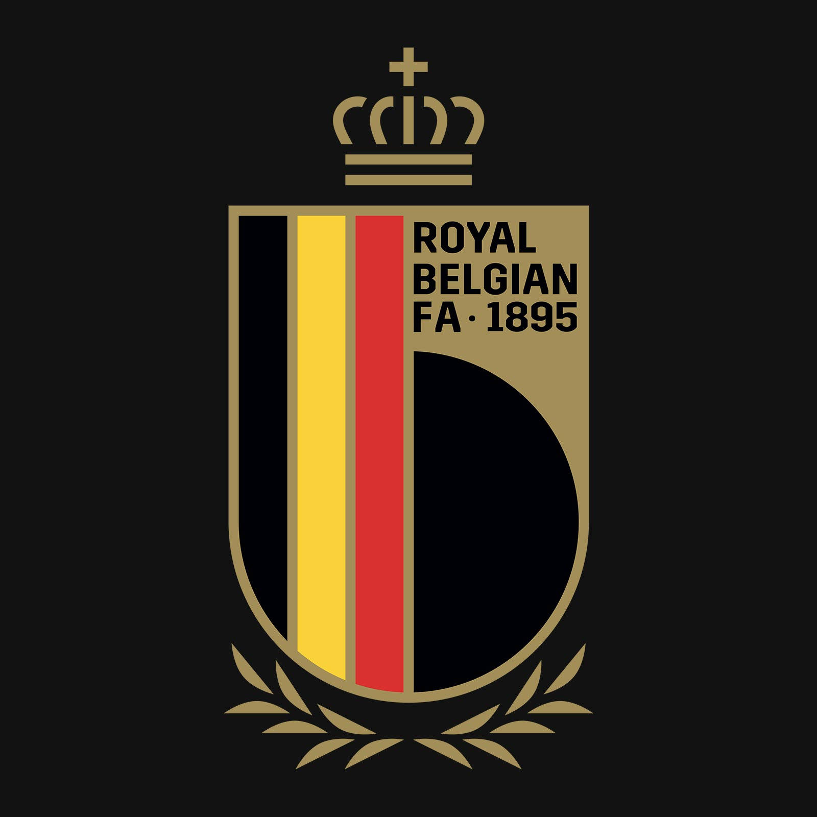 Belgium National Football Team Royal Belgian Logo Background