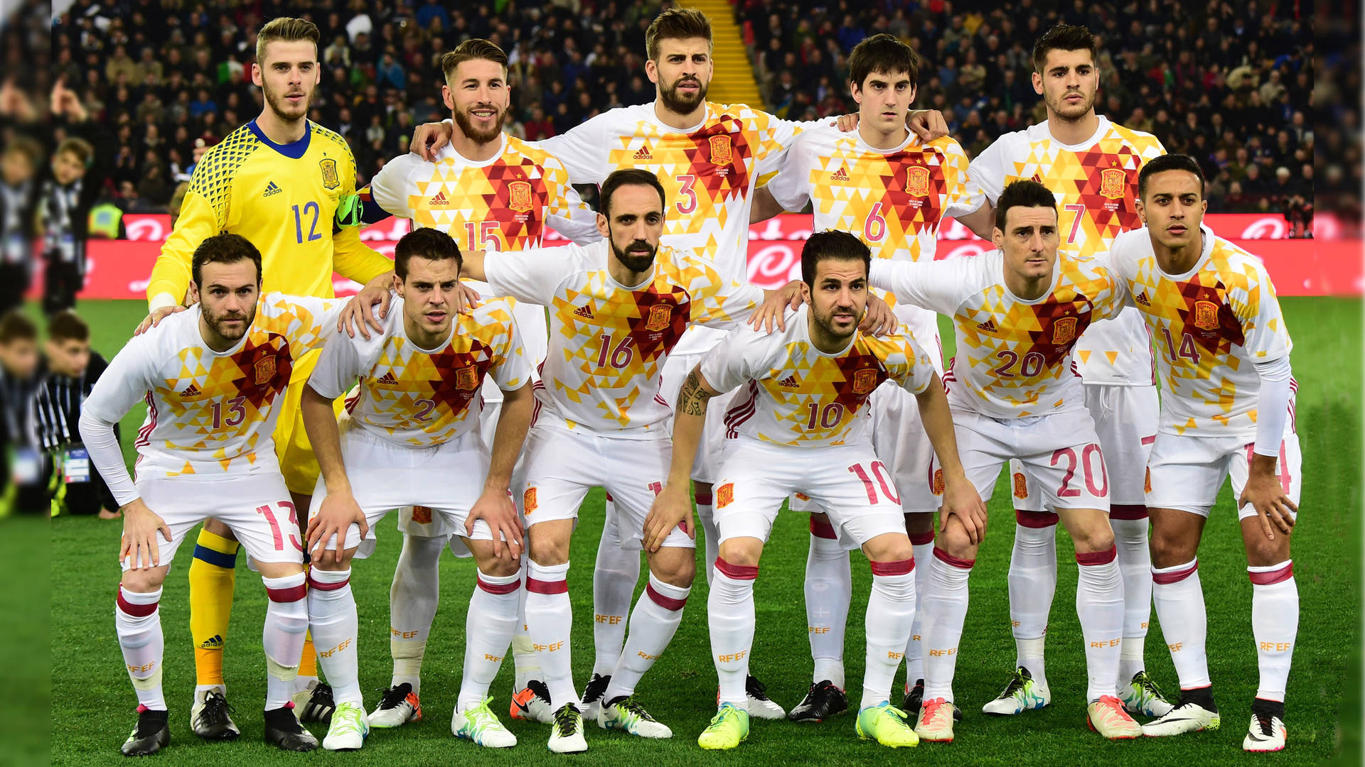 Belgium National Football Team Yellow Kits Background