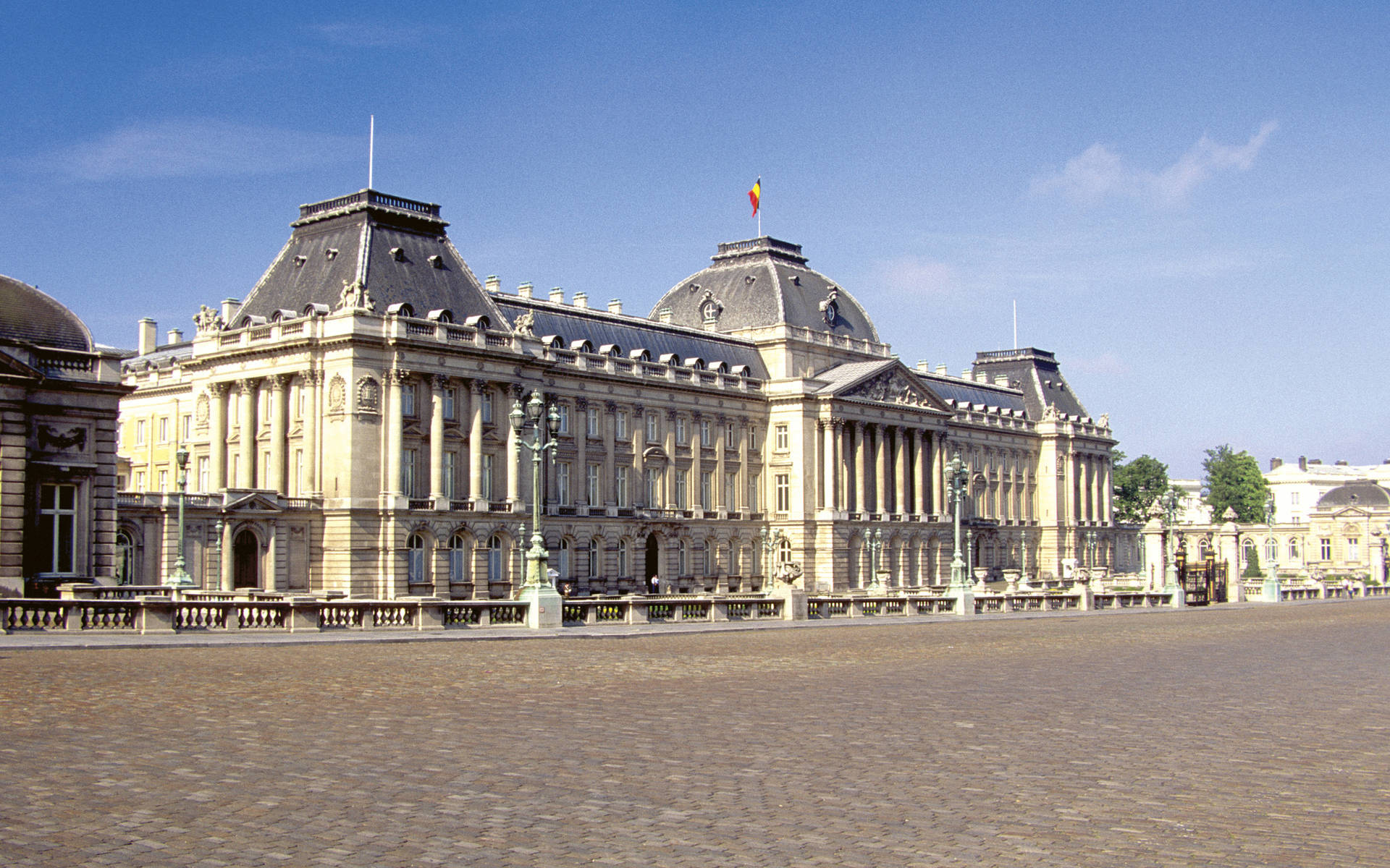 Belgium Royal Palace Of Brussels Background