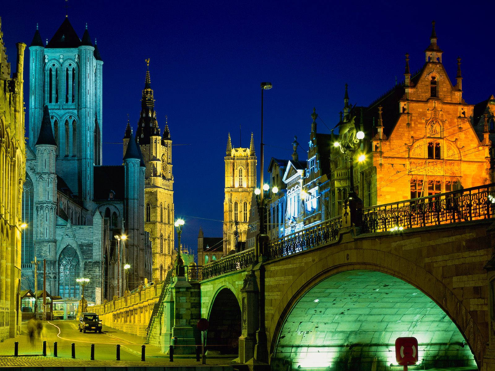 Belgium Sint-michielsbrug Bridge