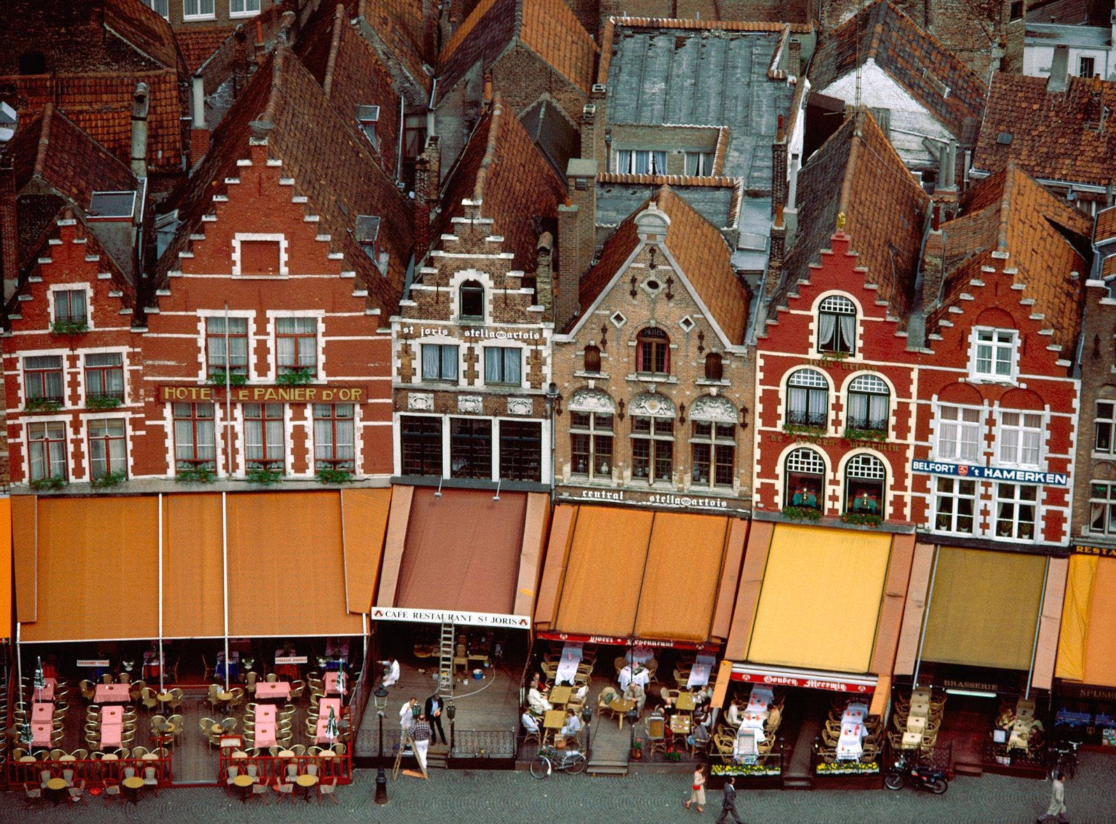 Belgium Traditional Houses Background