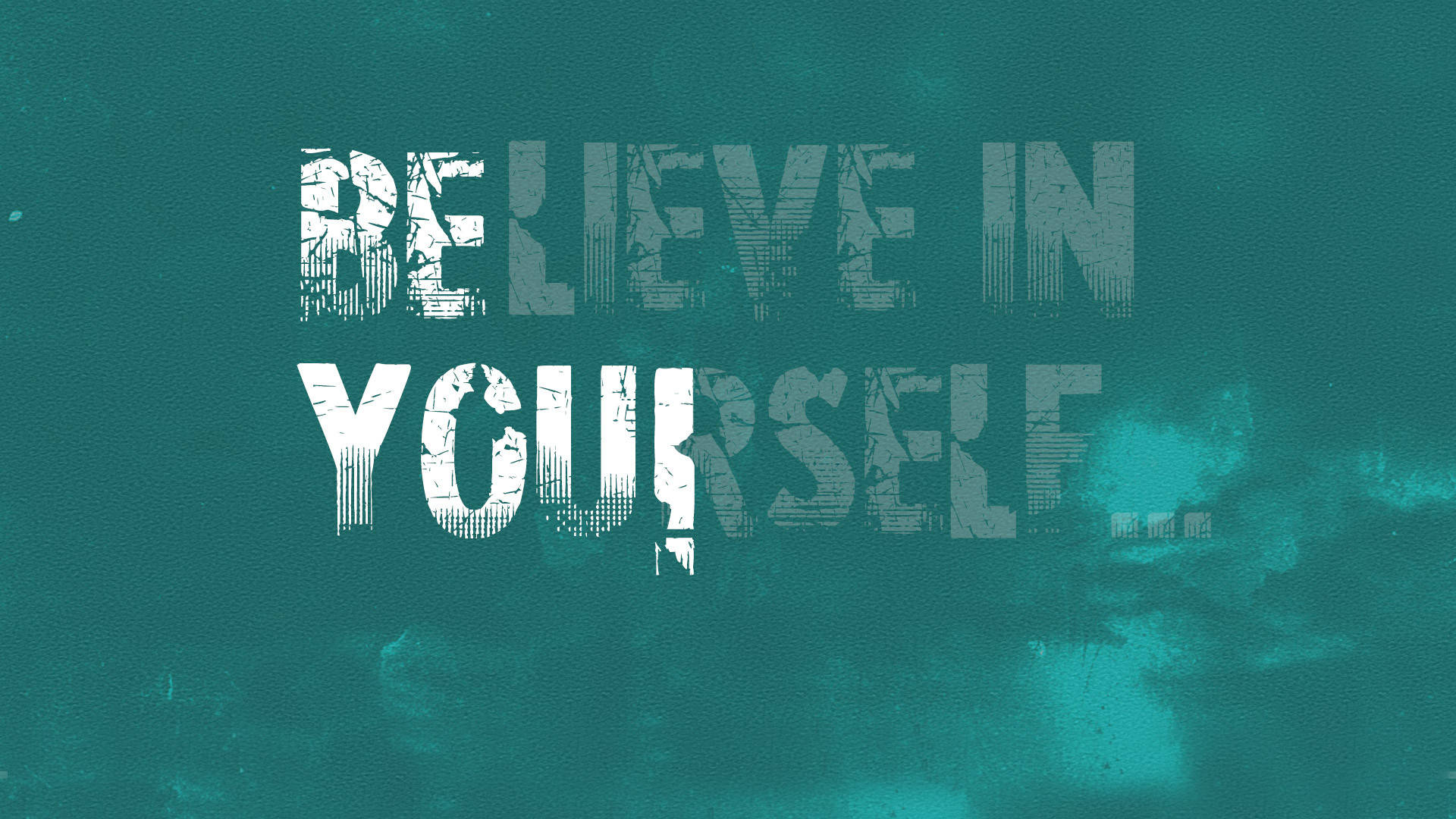 Believe In Yourself Motivational Desktop Background