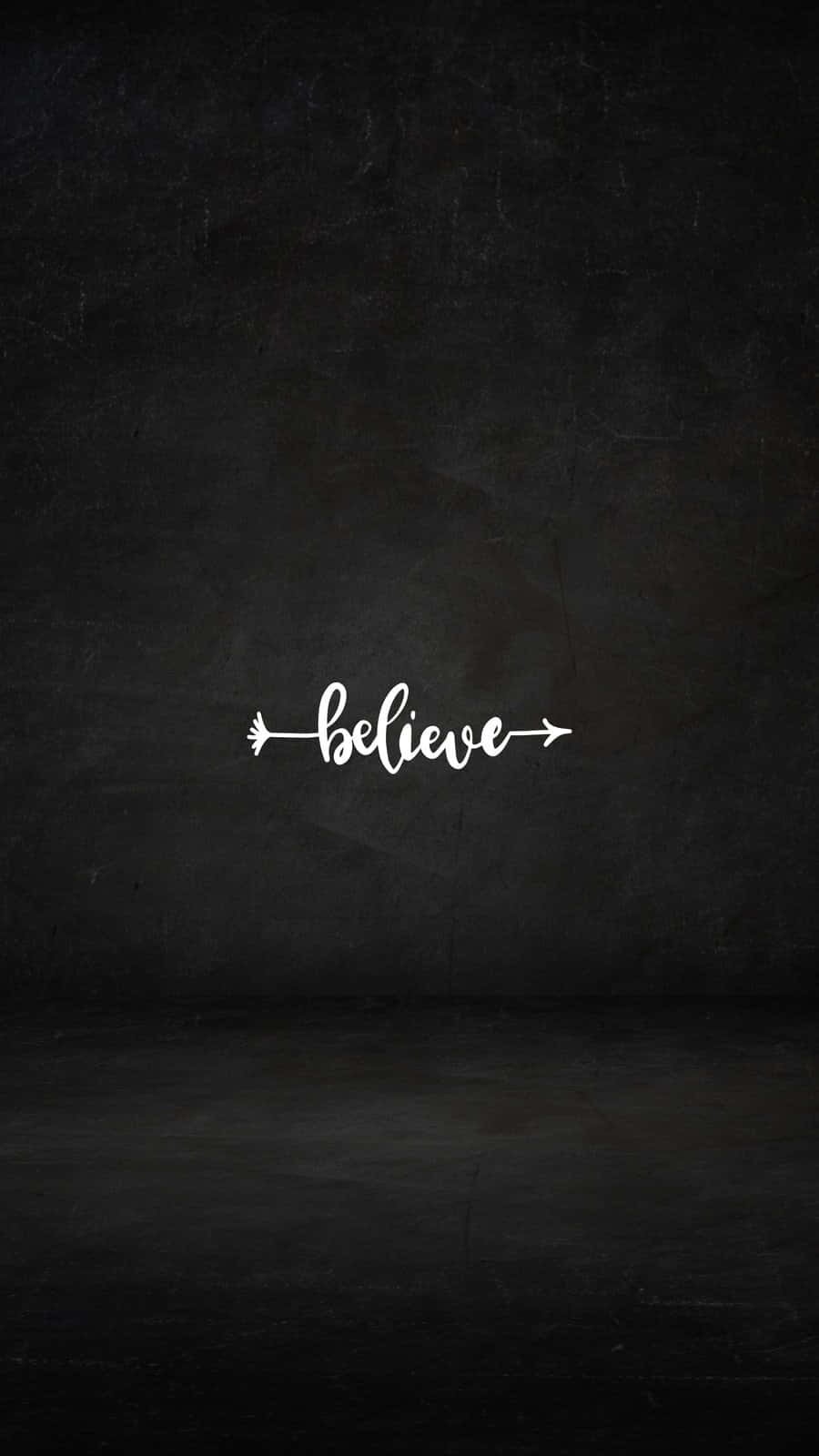 Believe Inspiration Black Background Background