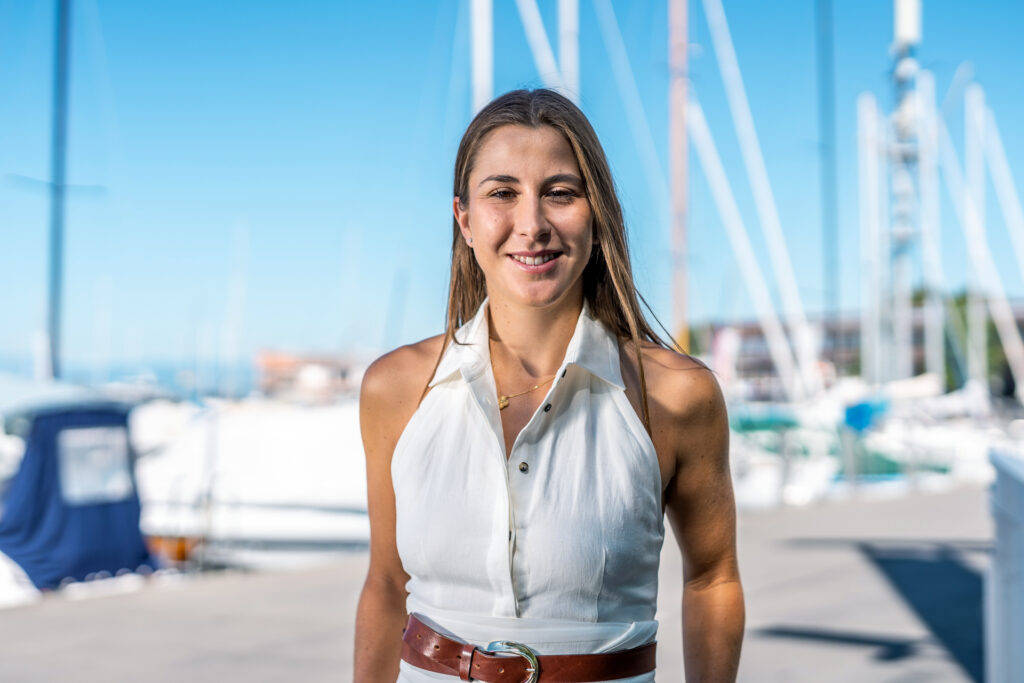 Belinda Bencic At The Docks Background