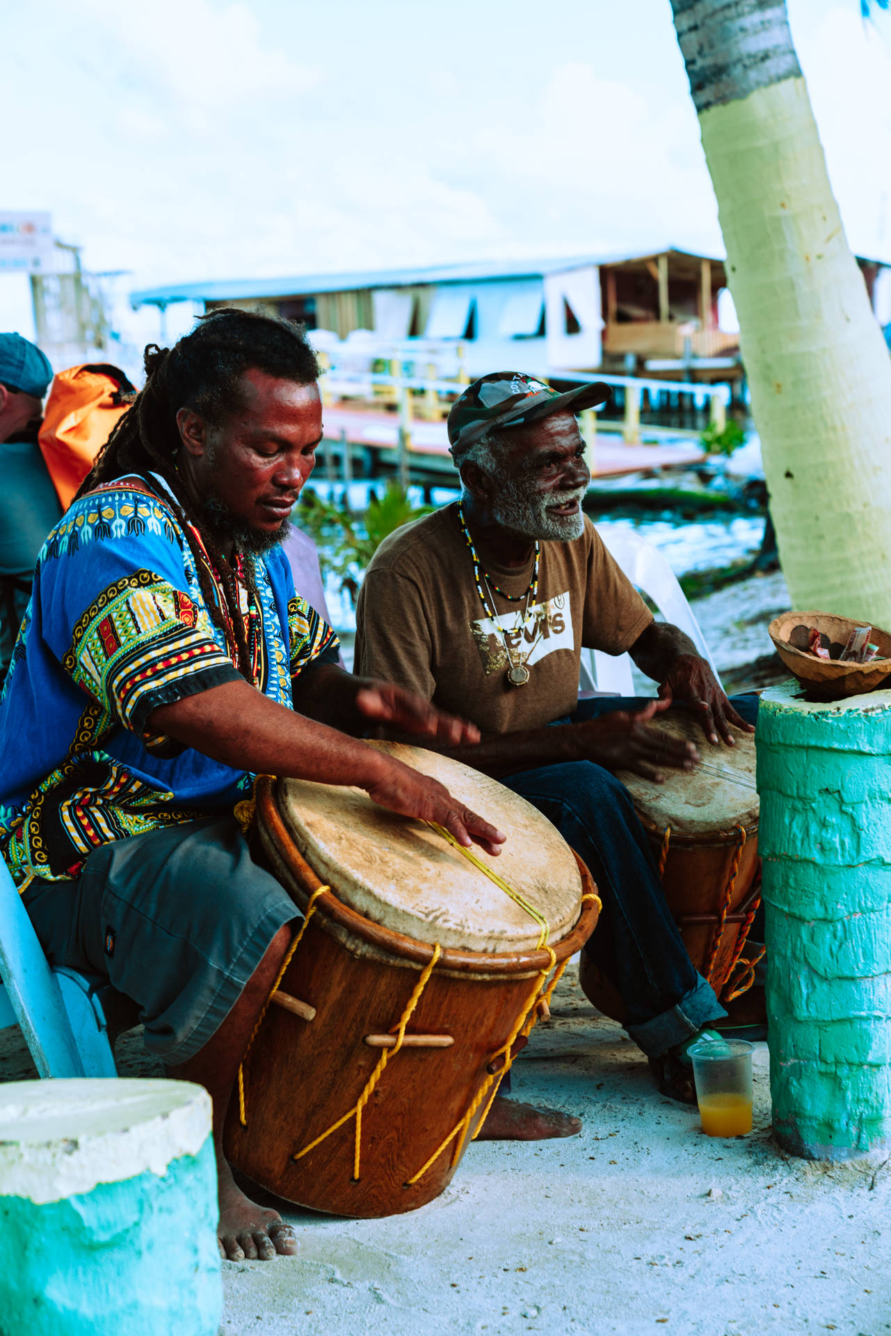 Belize Bongo Drum Background