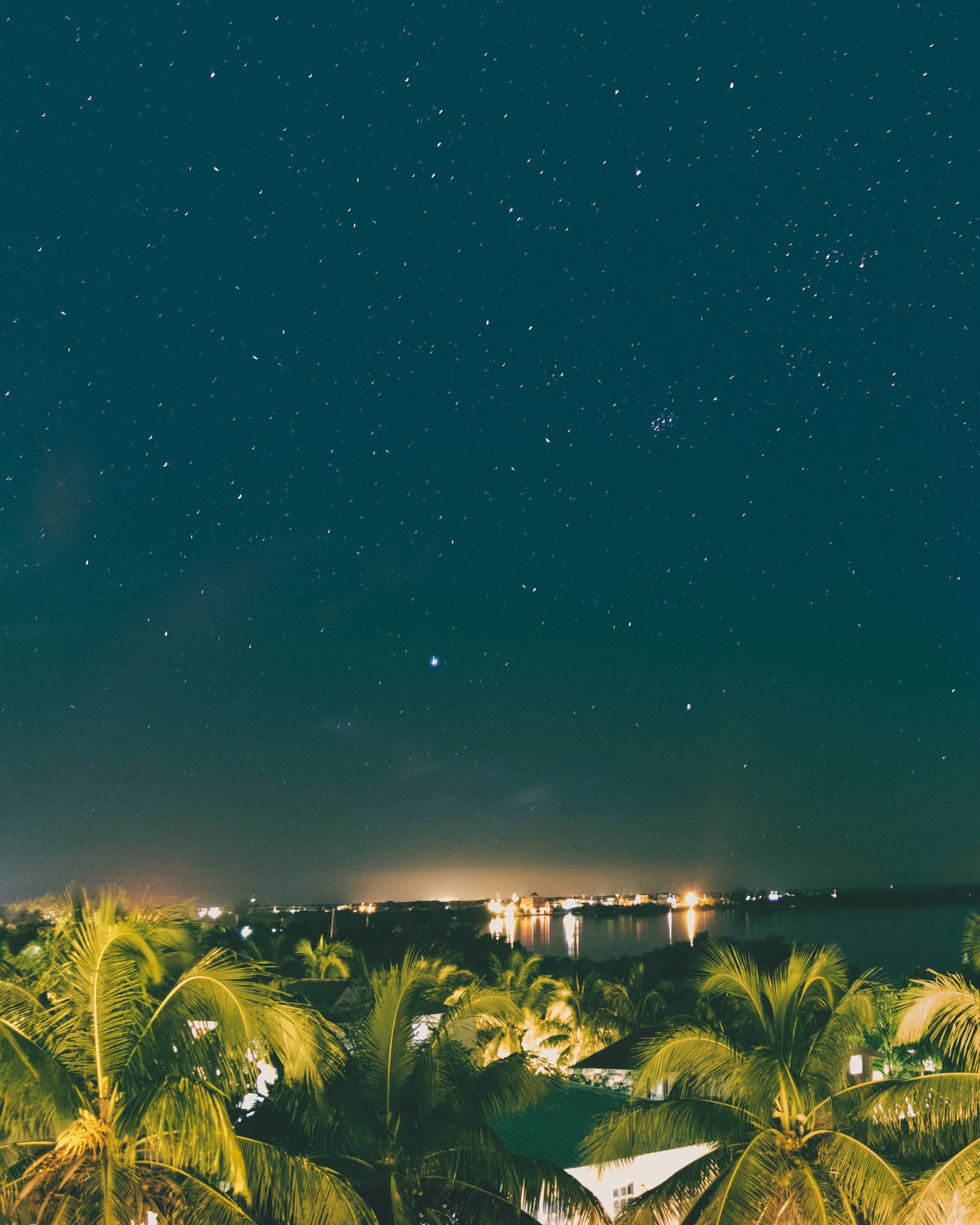 Belize Starry San Pedro Sky Background