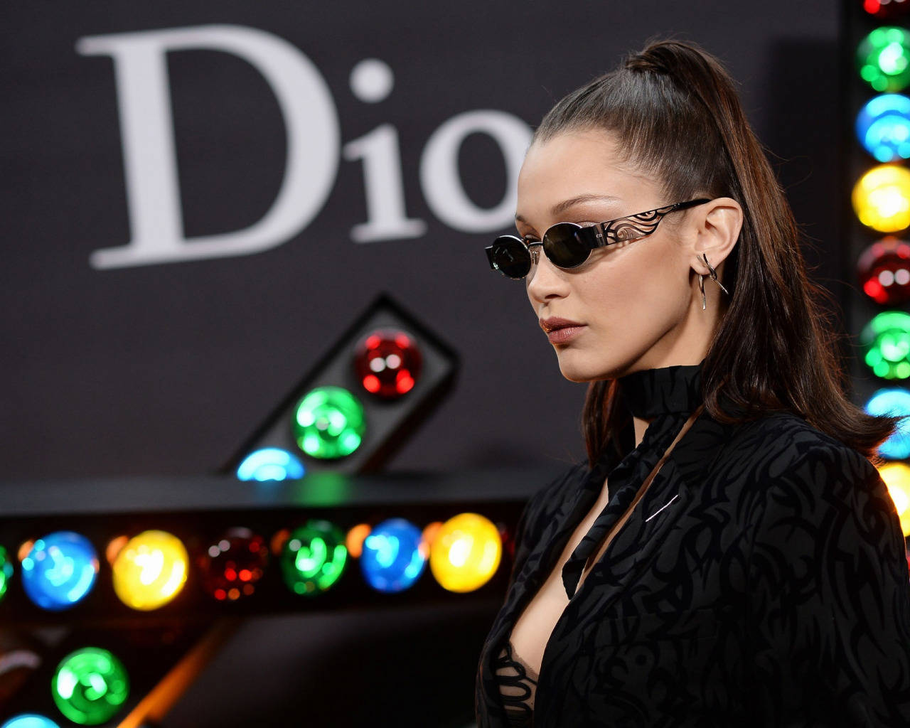 Bella Hadid Attends Christian Dior Show