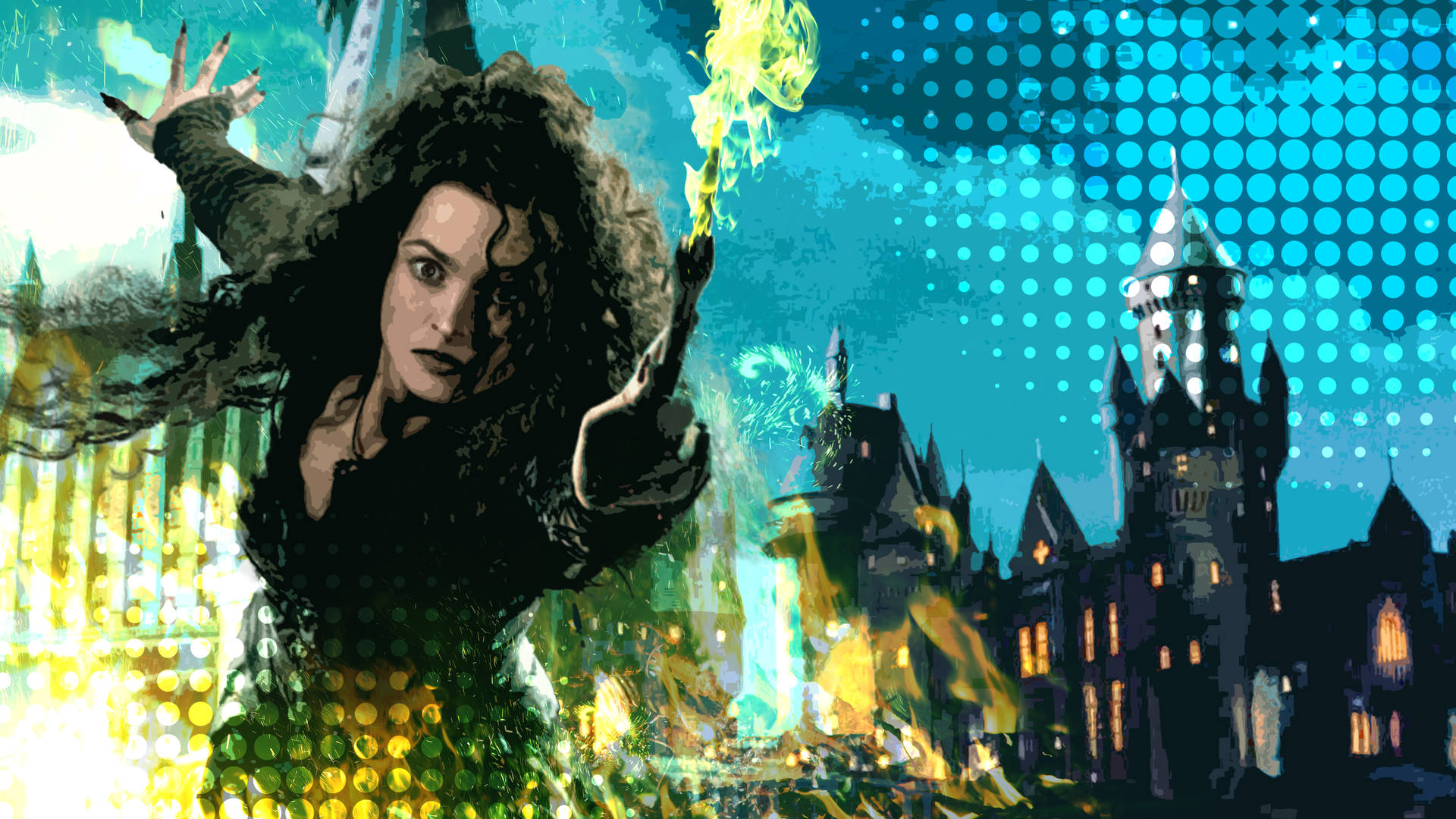 Bellatrix Lestrange Hogwarts Aesthetic Background