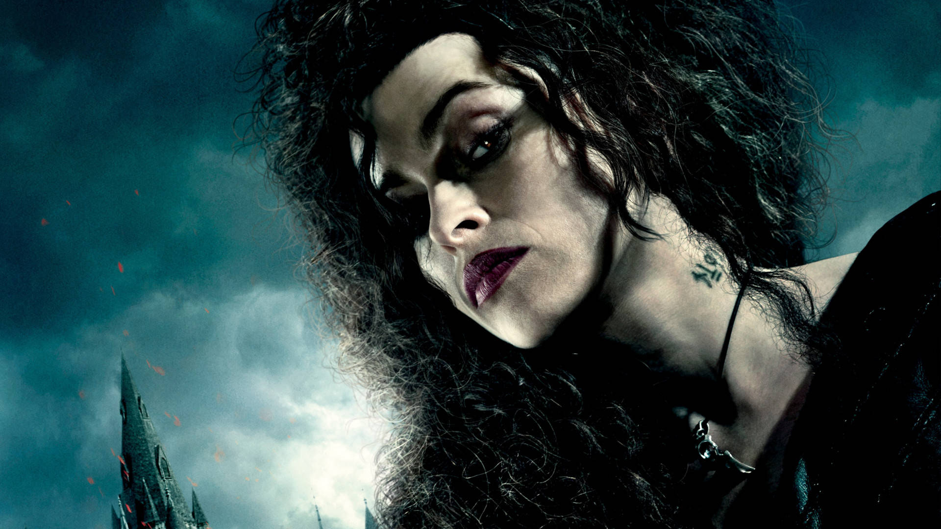 Bellatrix Lestrange Side View Background