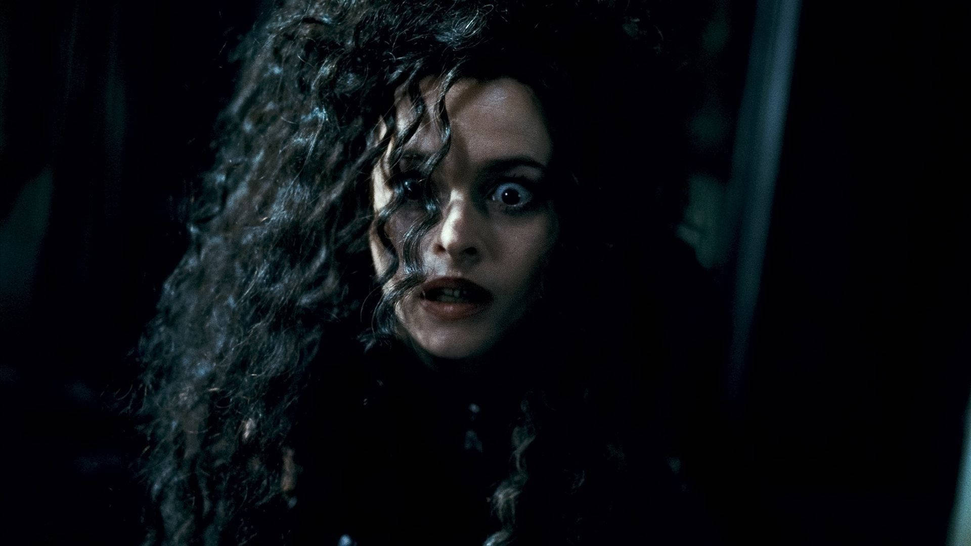 Bellatrix Lestrange Surprised Expression Background