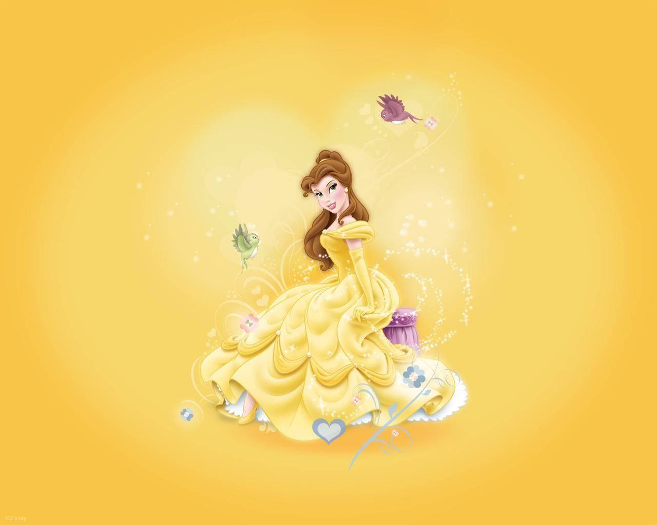 Belle Beautiful Princess Background