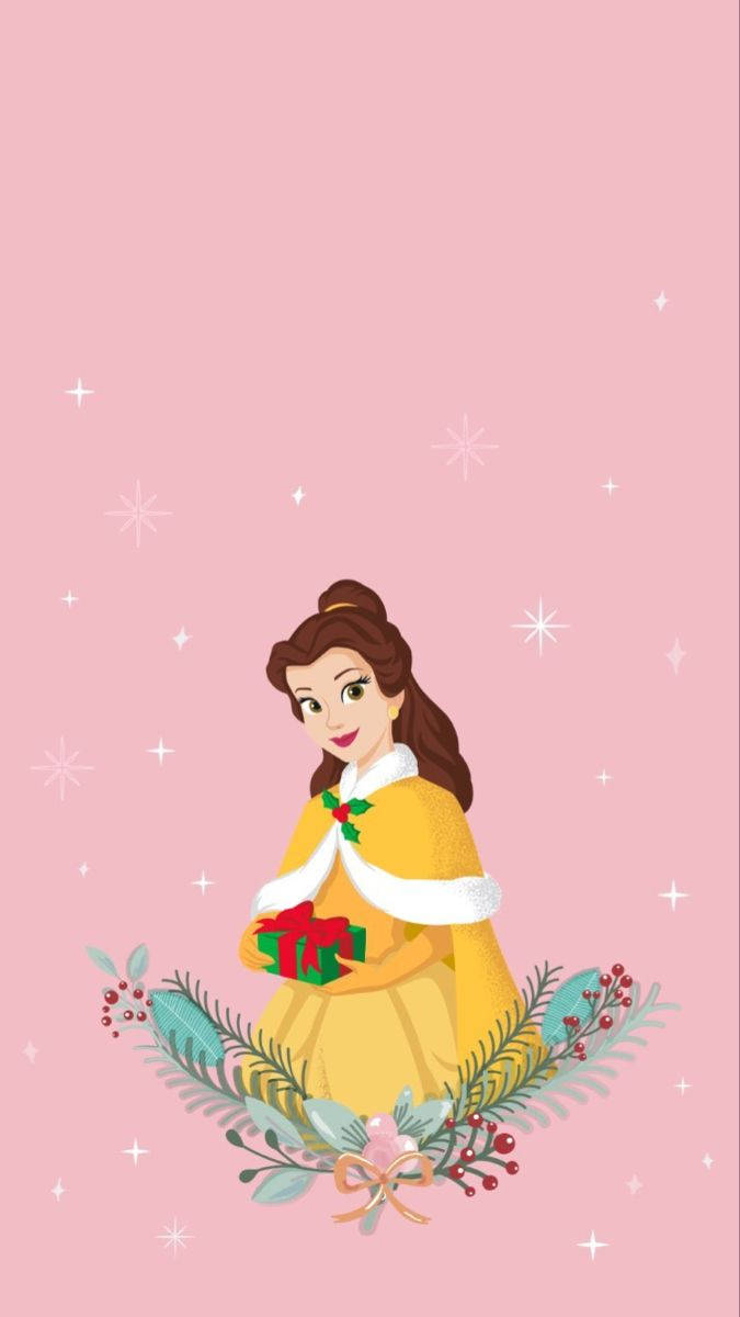 Belle In Yellow Gown Disney Iphone Background