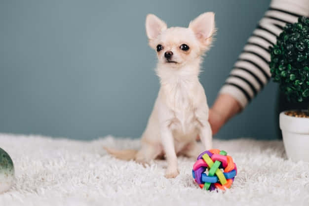 Belligerent Chihuahua Dog Background