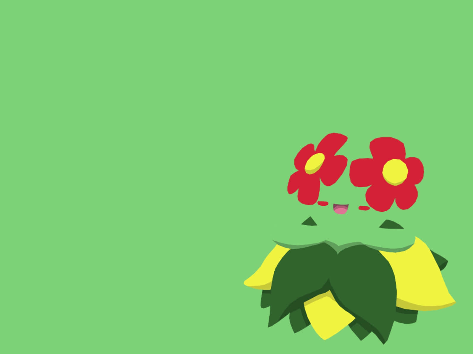 Bellosom's Skirt And Flowers Background