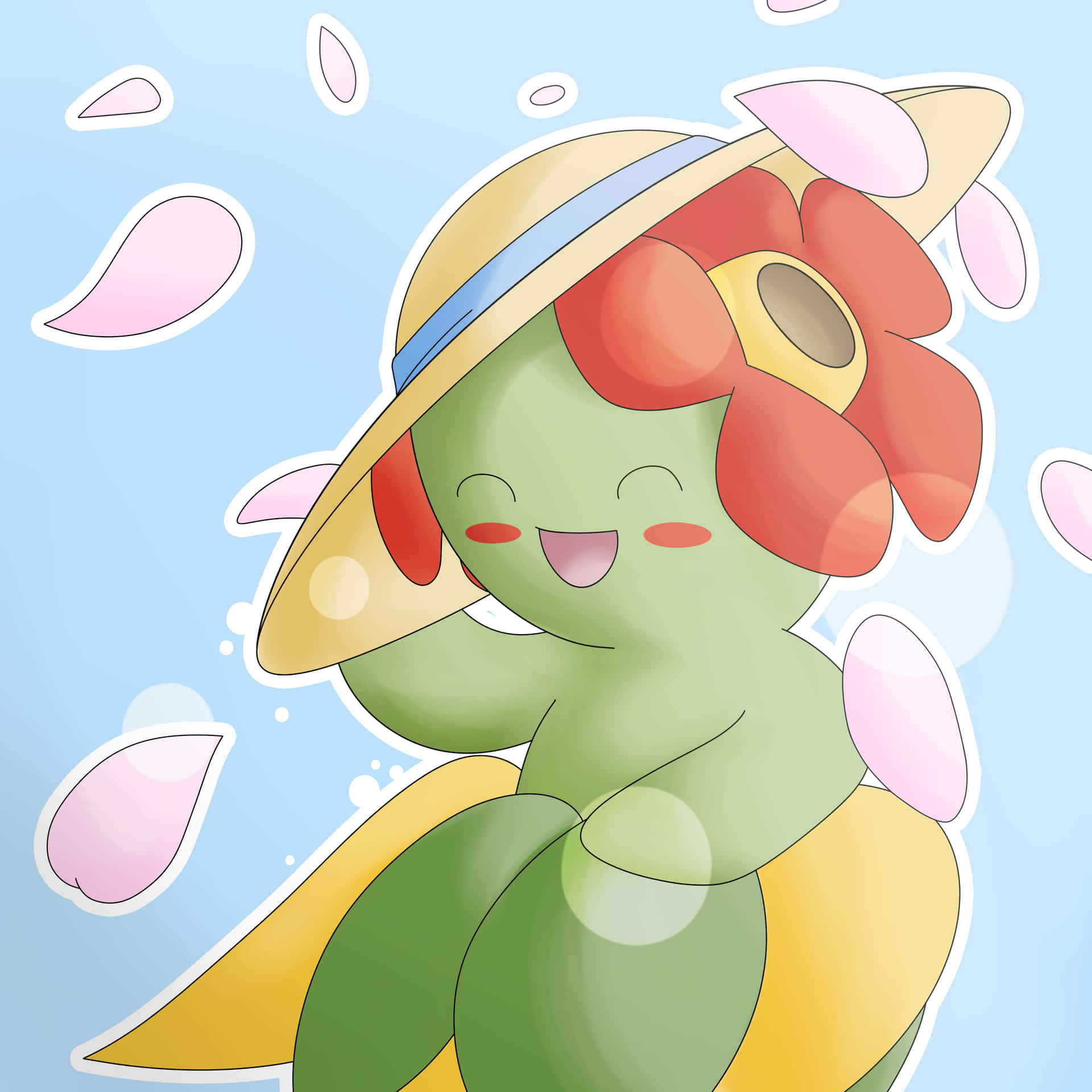 Bellossom With Pink Droplets