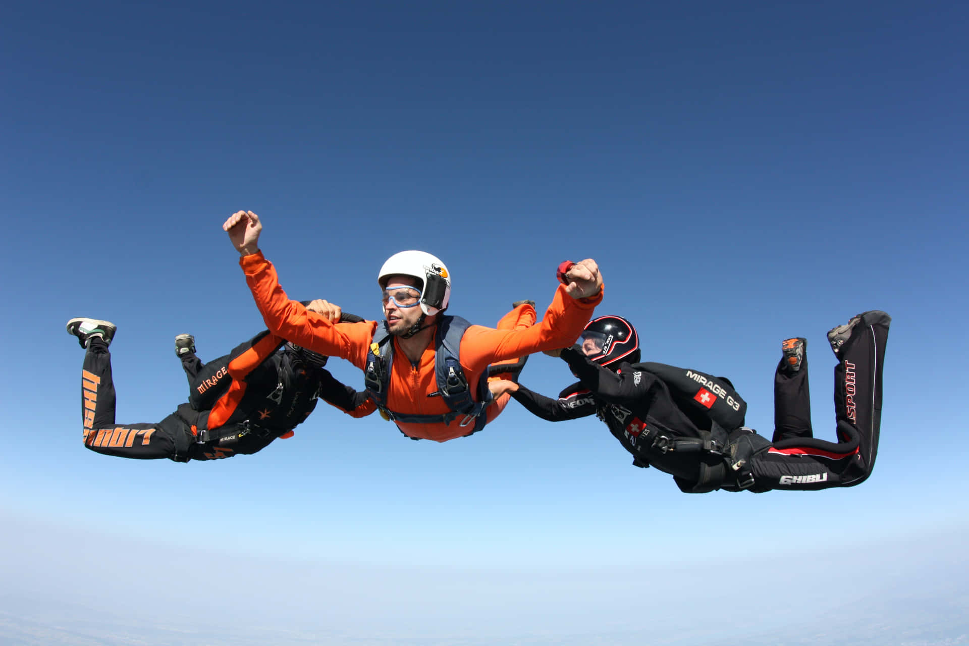 Belly Flying Freefall Skydiving Background