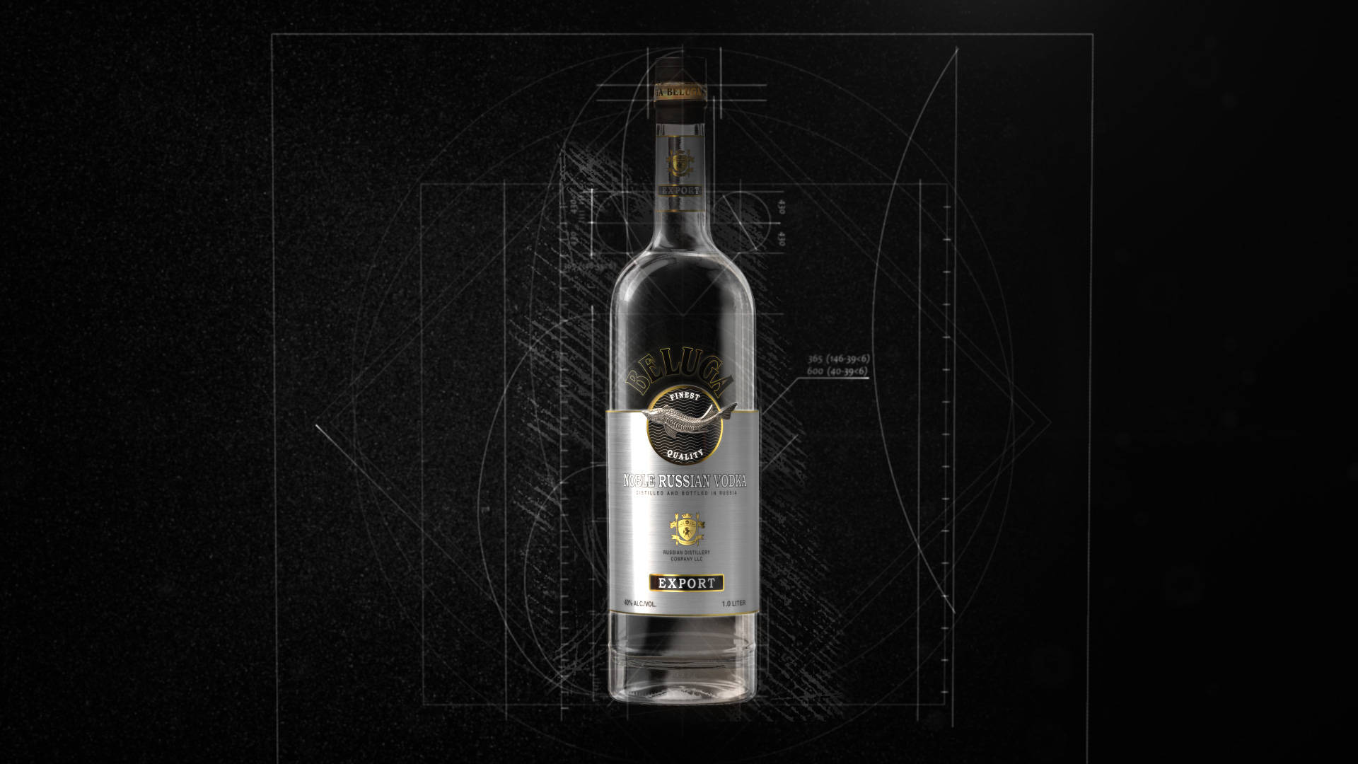 Beluga Noble Classic Vodka Background