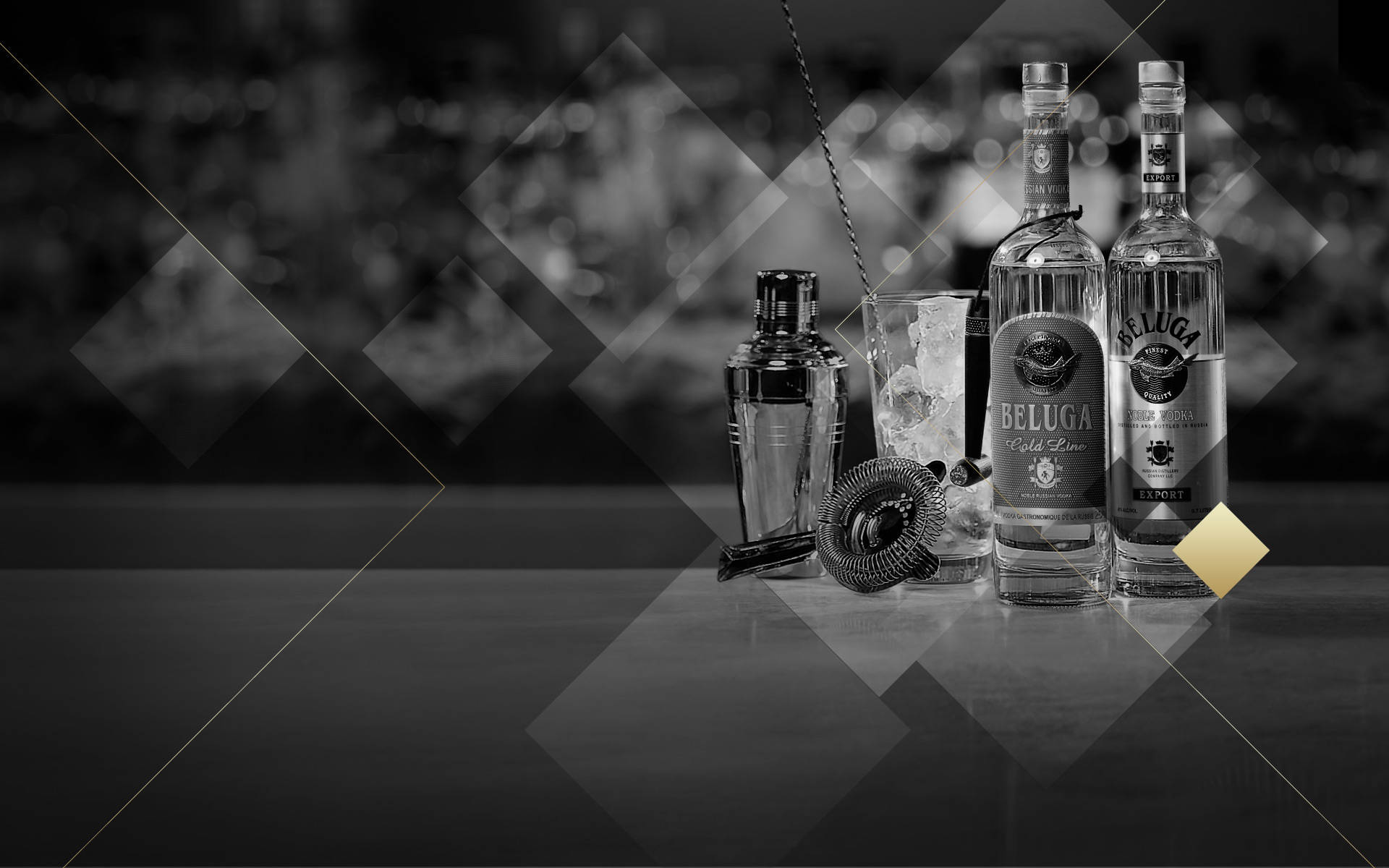 Beluga Vodka Black And White Edit