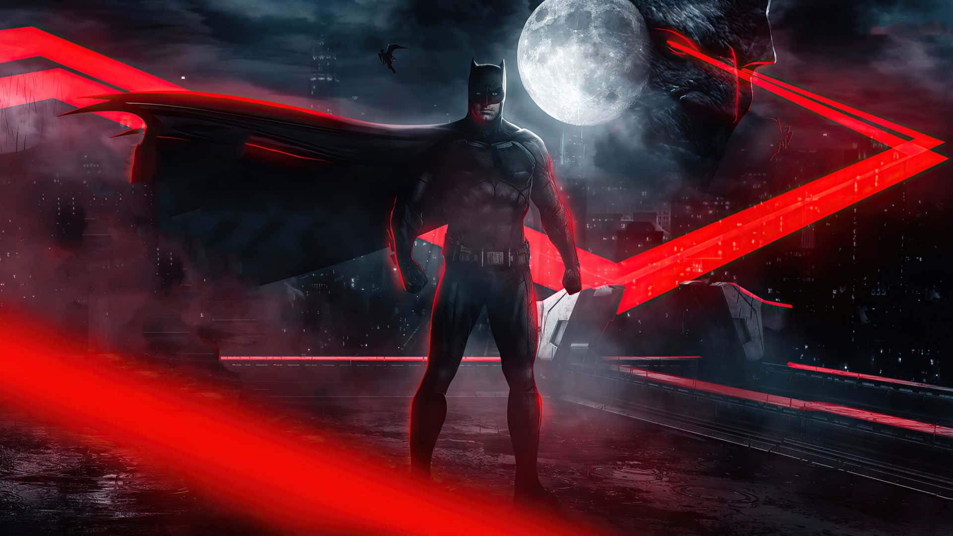 Ben Affleck As Batman In Zack Snyder's Justice League Background