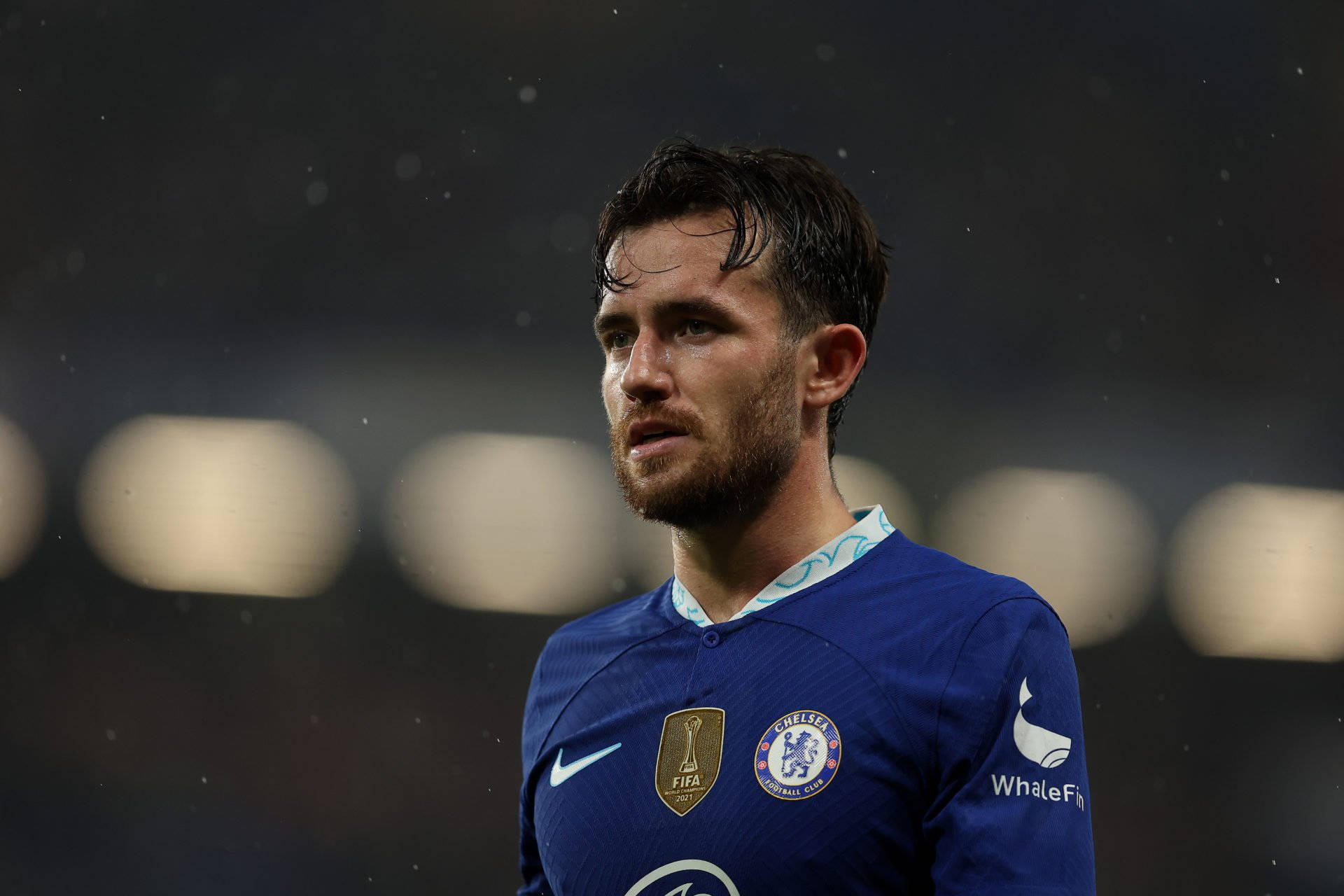 Ben Chilwell With Gray Background Background