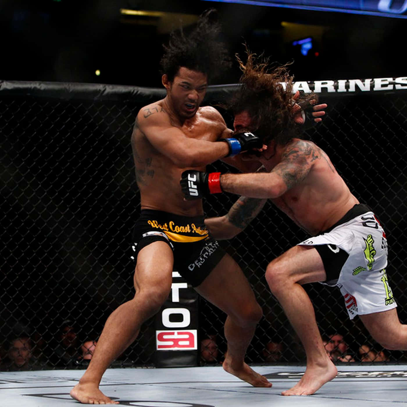 Ben Henderson And Clay Guida Background