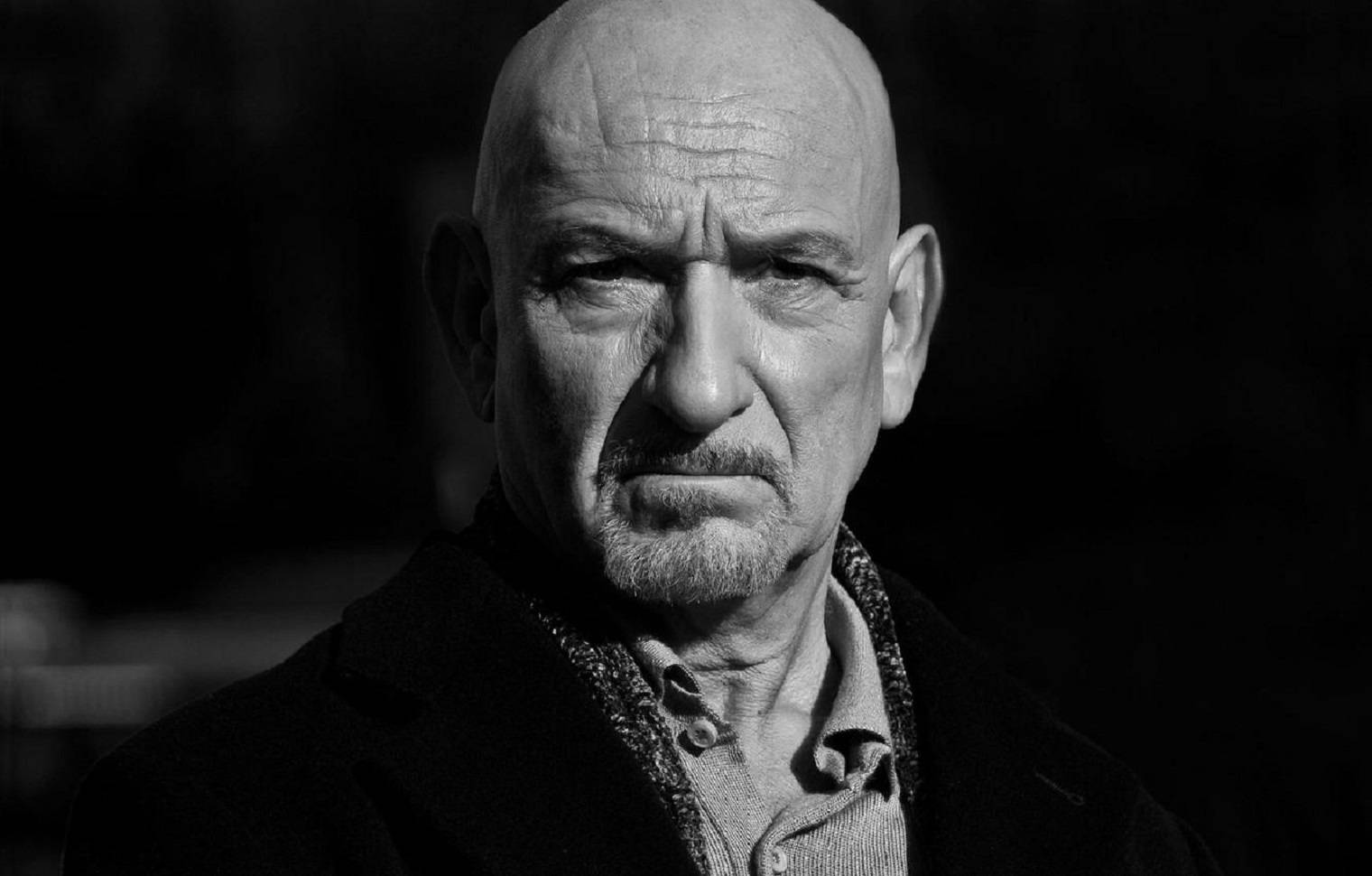 Ben Kingsley God Of Style Sharp Magazine Background