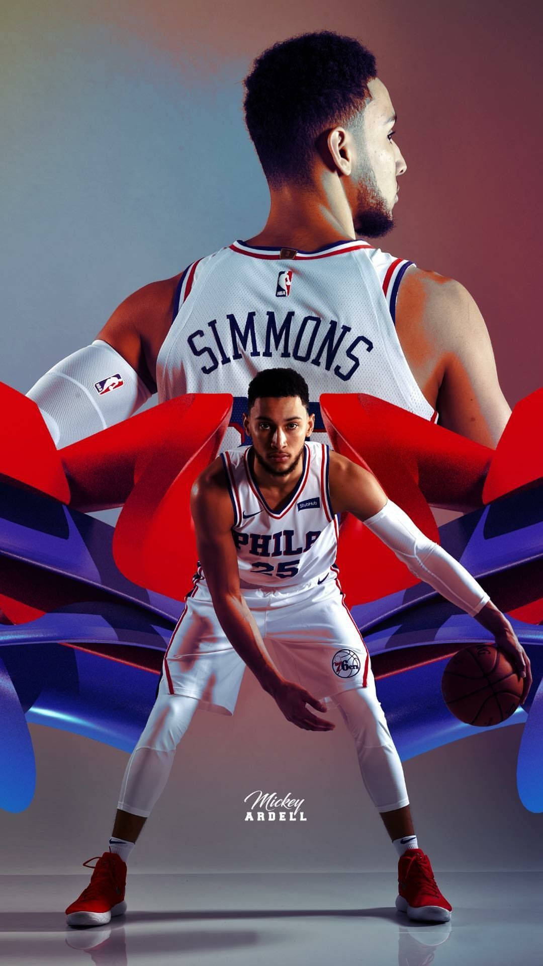 Ben Simmons Back To Back Background