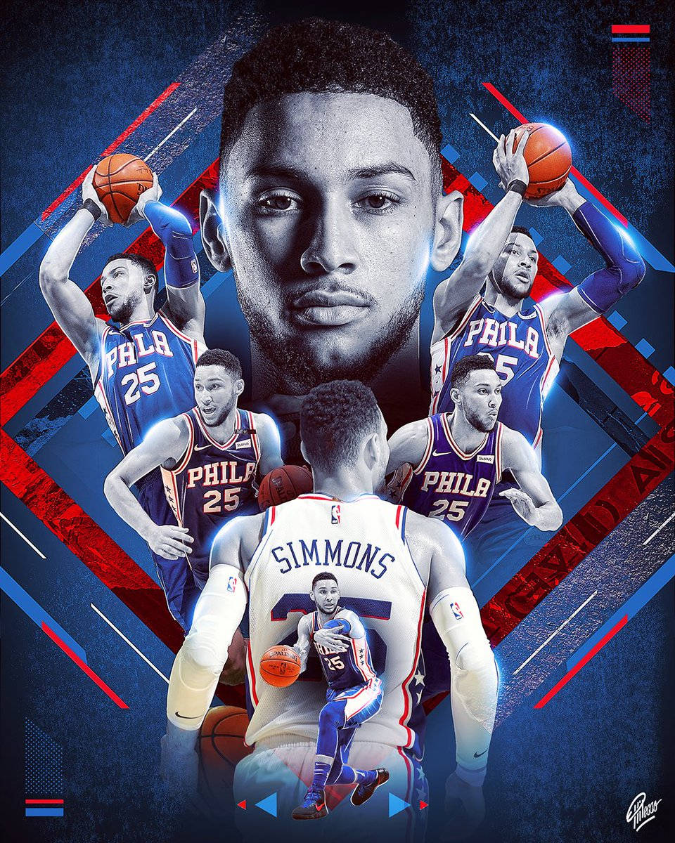 Ben Simmons Collage Background