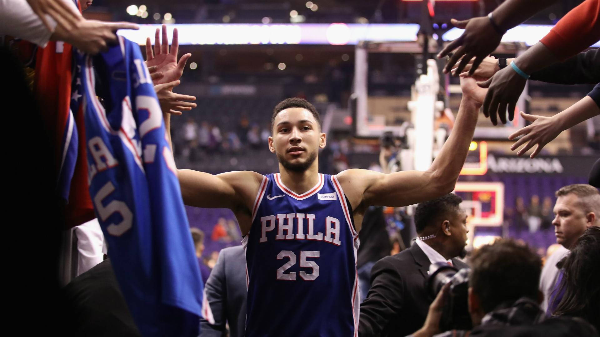 Ben Simmons Greeting Fans