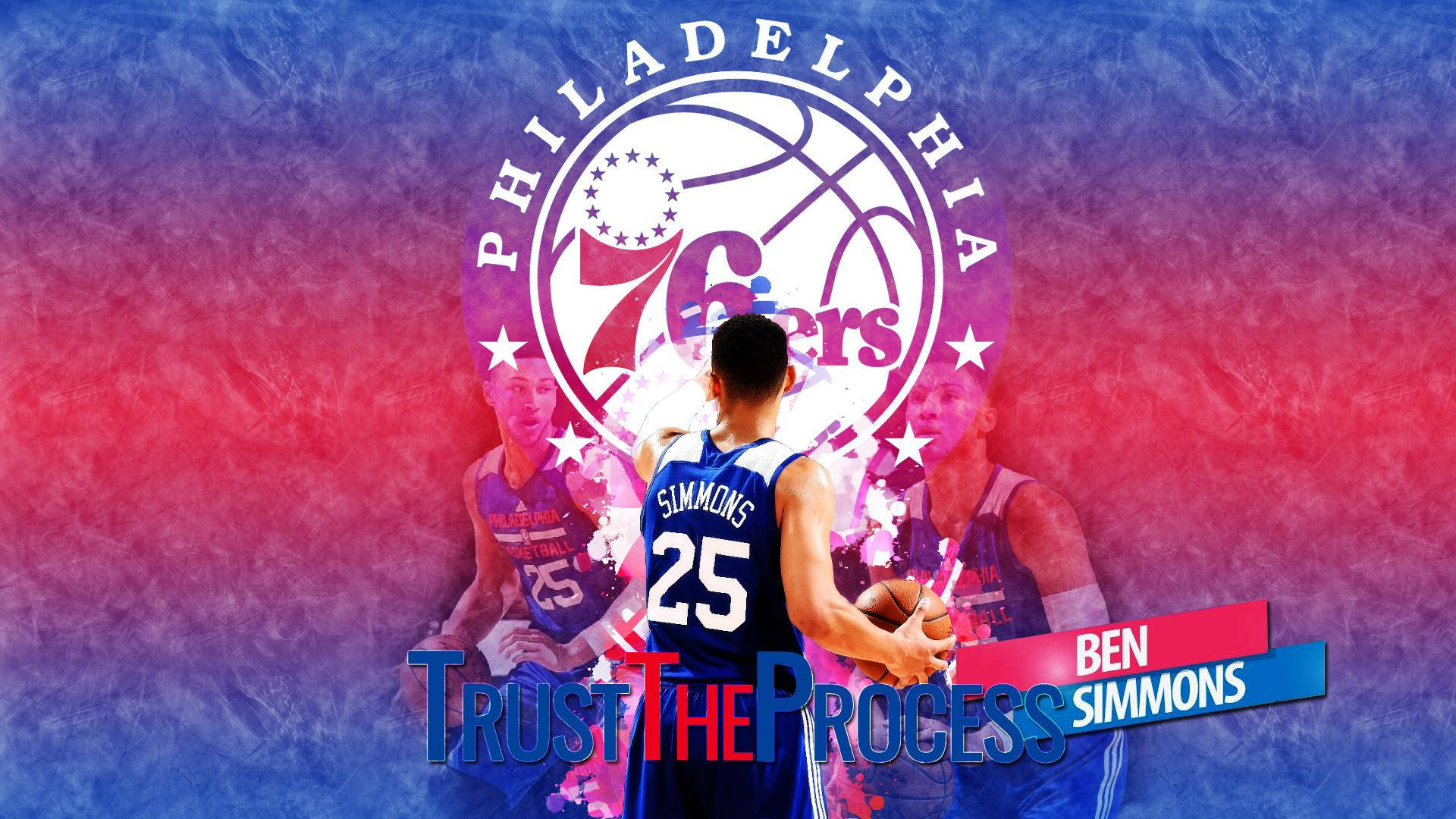 Ben Simmons Sixers Fanart Background